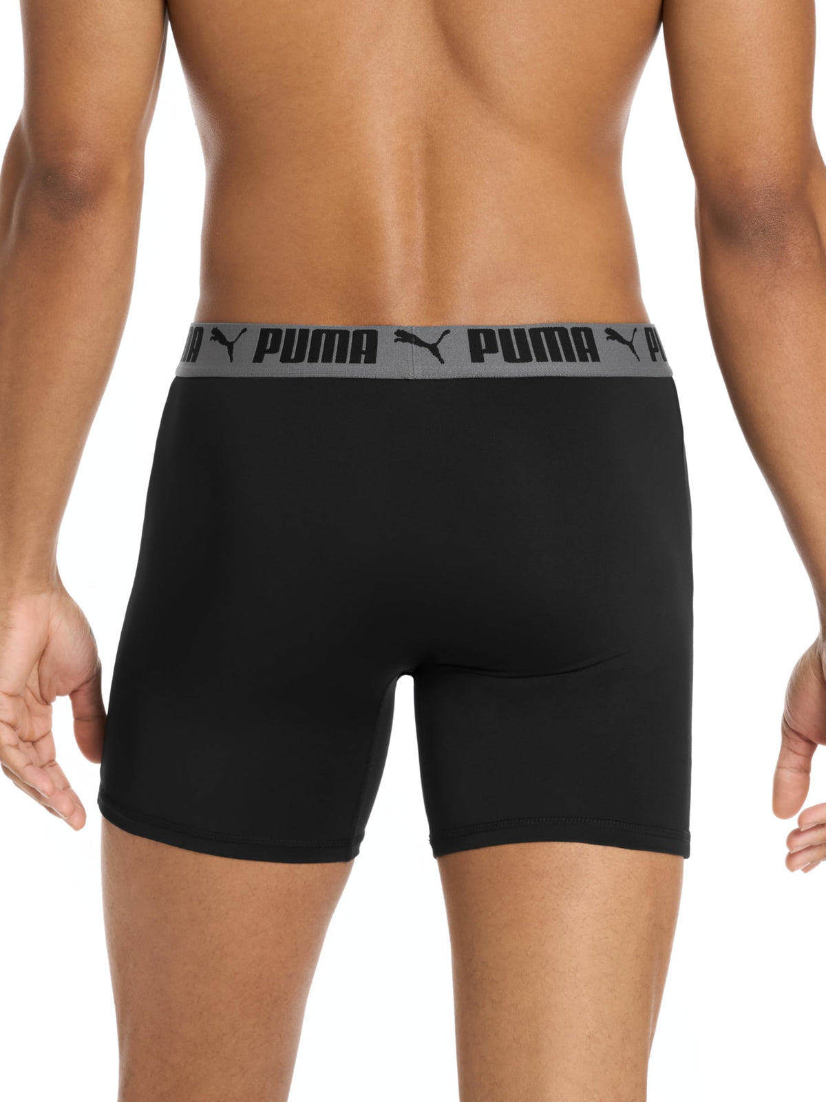 Puma Men's 4 Pack Active Stretch Boxer Briefs, Black, Large 🍁 All In One Marketplace Canada