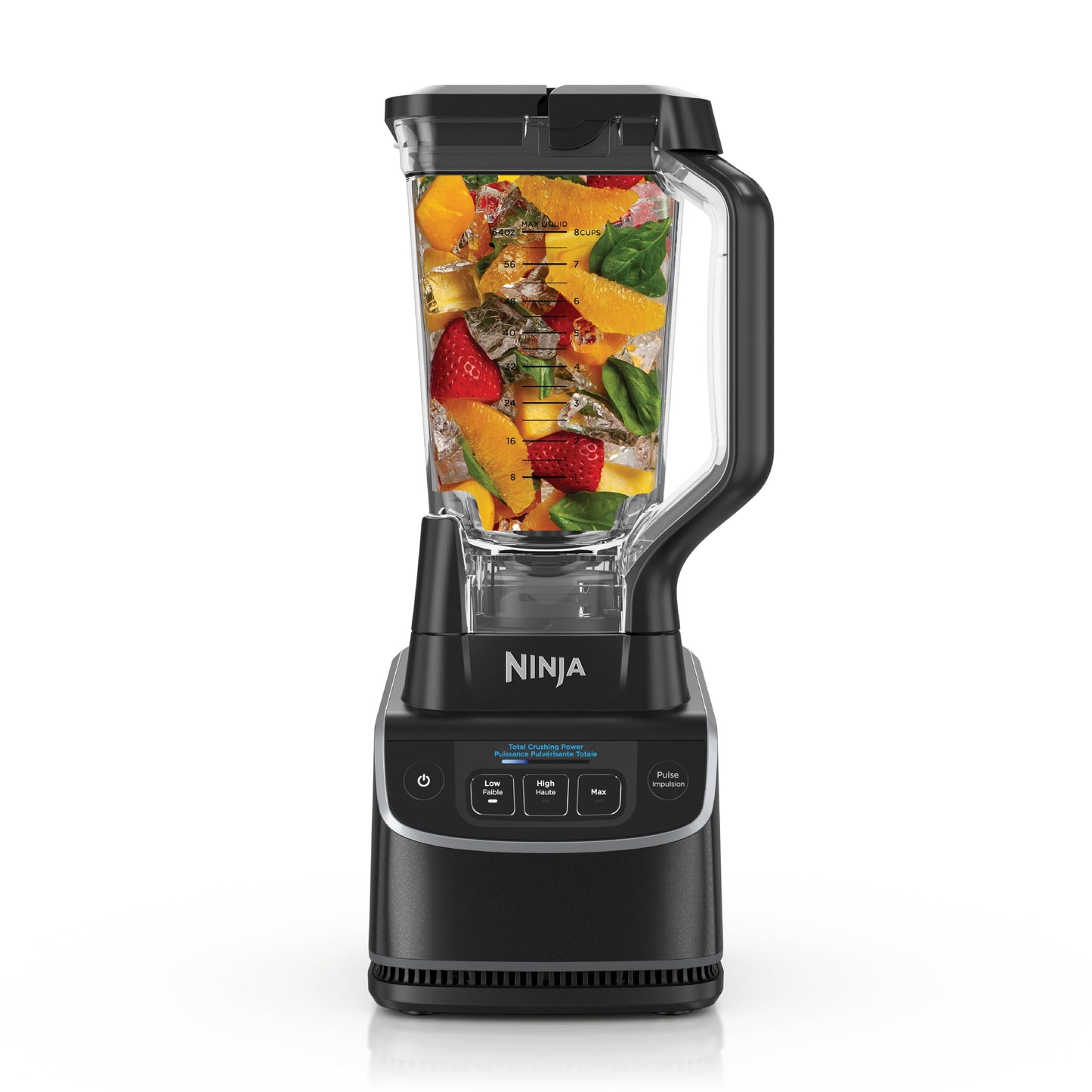 Ninja UltraCrush Professional Blender, 1000W, XL 72-oz.* Pitcher, Total Crushing® Technology, 3 Manual Speeds for Ice Crushing, Smoothies, Sauces & More, Full-Size Blender, Black, BP201C 🍁 All In One Marketplace Canada