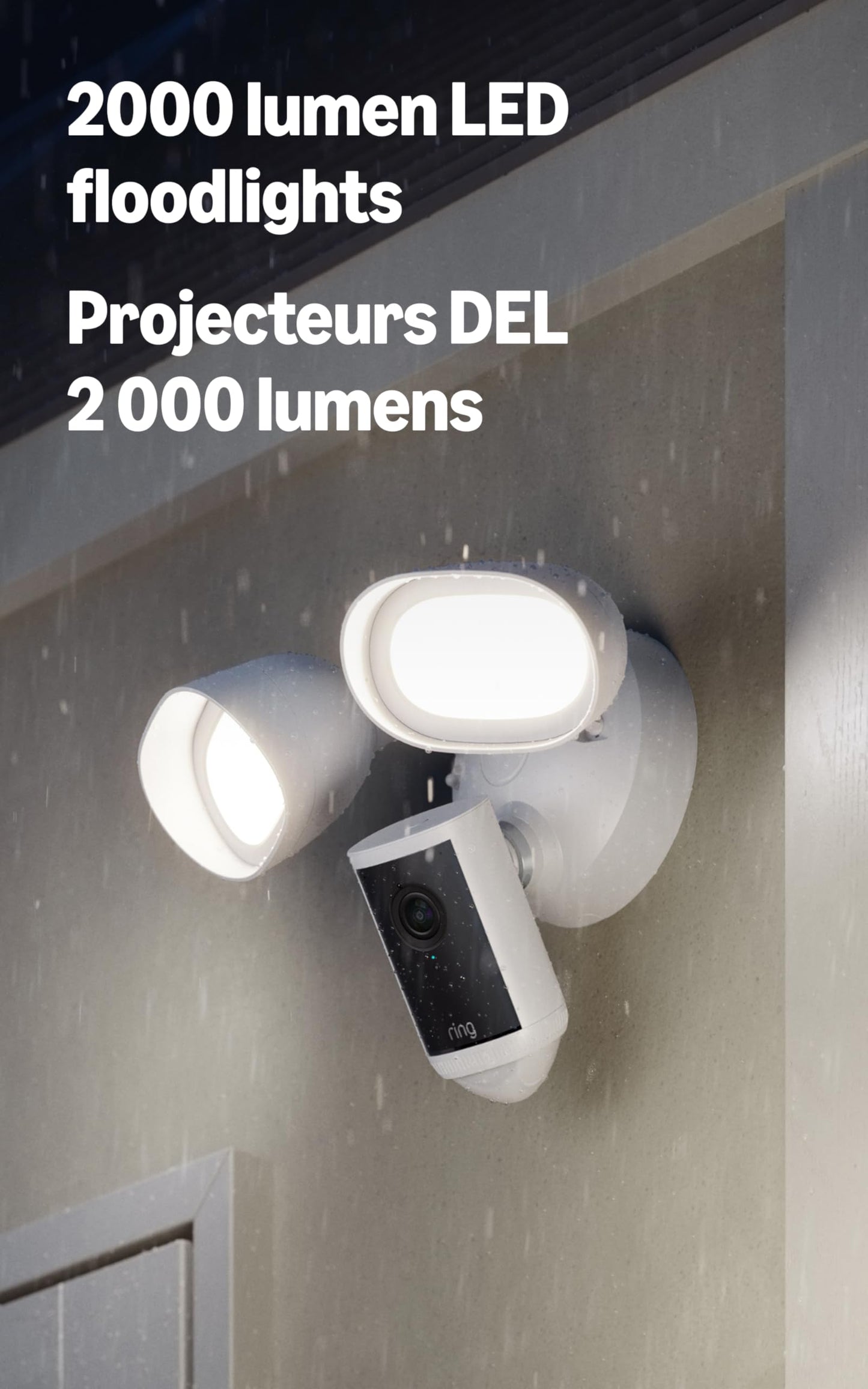 Ring Floodlight Cam Pro, Wired (Newest Model) — Retinal 4K with wide-angle video, 10x Enhanced Zoom, and 2000 Lumen Floodlights, Black 🍁 All In One Marketplace Canada