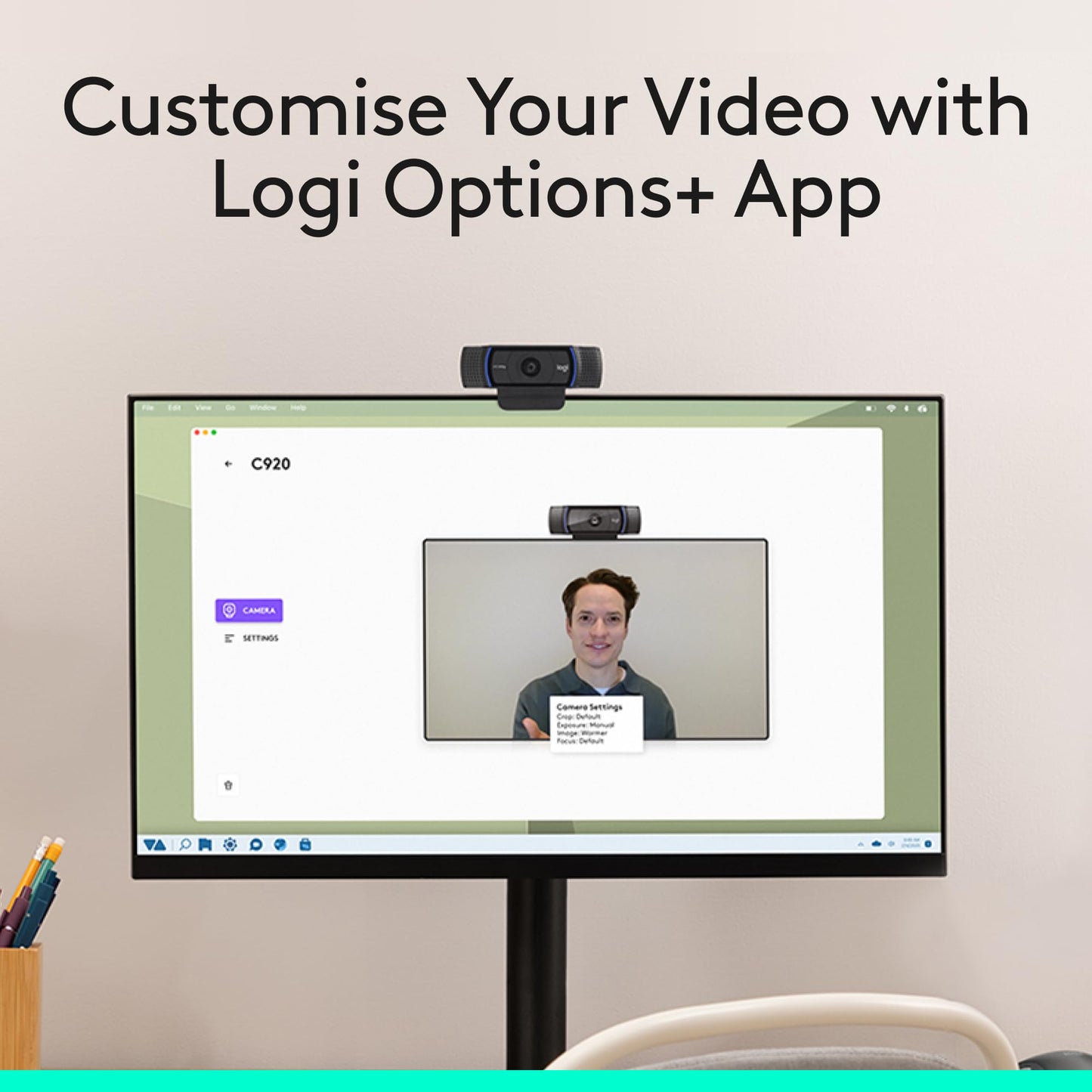 Logitech C920x HD Pro PC Webcam, Full HD 1080p/30fps Video, Clear Audio, HD Light Correction, Works with Microsoft Teams, Google Meet, Zoom, Nintendo Switch 2’s New GameChat Mode, Mac/Tablet- Black 🍁 All In One Marketplace Canada