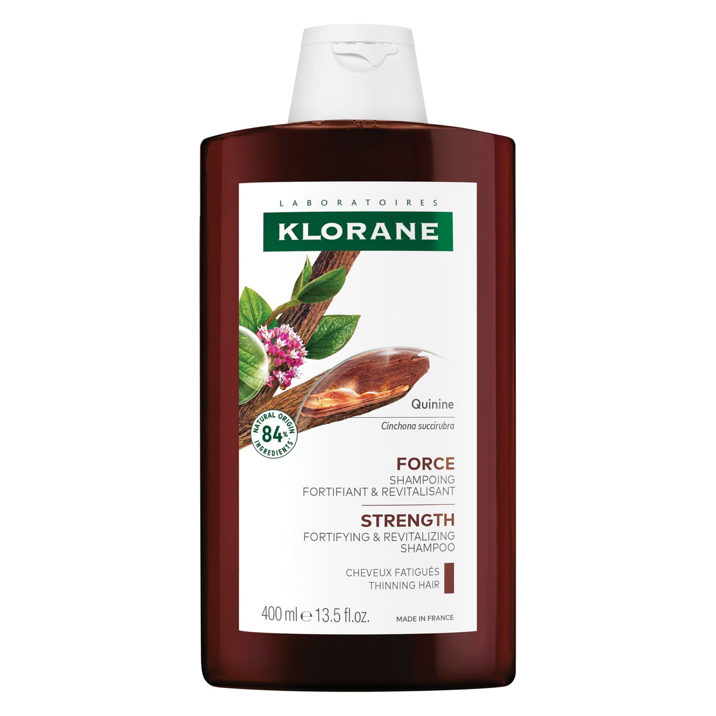 Klorane quinine fortifying shampoo for thin, tired hair, 400ml 🍁 All In One Marketplace Canada