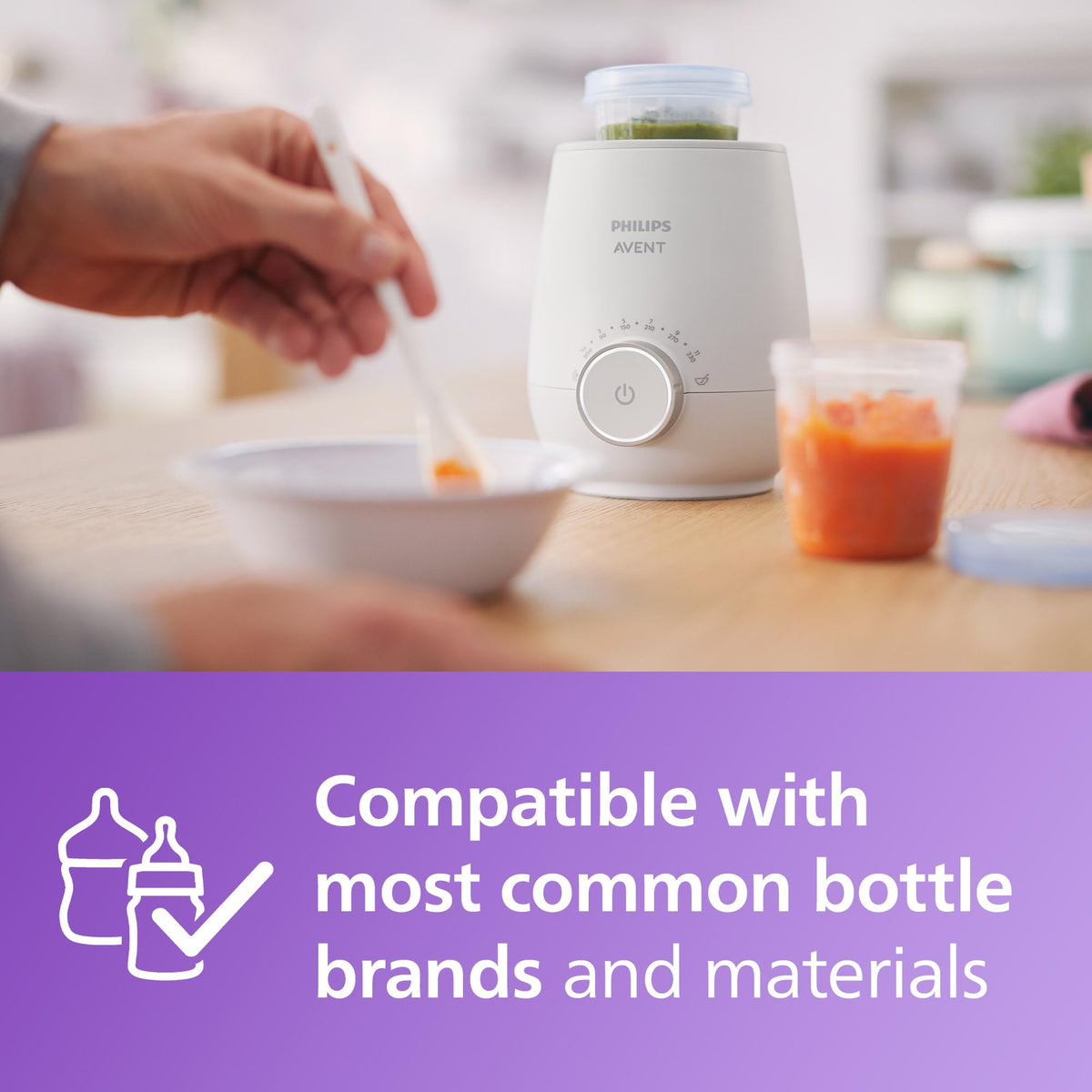 Philips Avent Premium Fast Bottle Warmer, with Smart Temperature Control, Water Bath Technology, Automatic Shut-off, Model SCF358 🍁 All In One Marketplace Canada