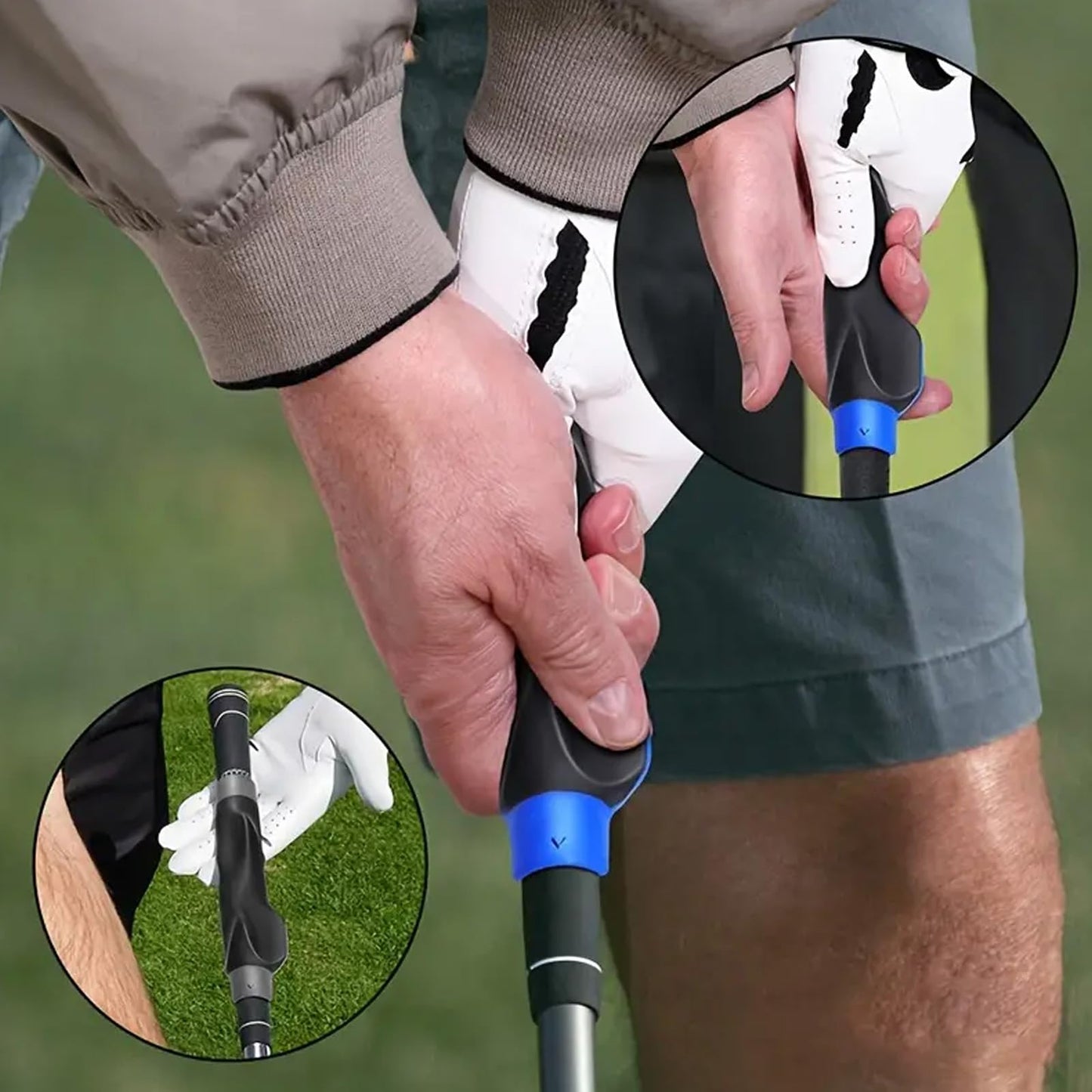 Golf Training Grip Club Corrector, Improves Swing Alignment and Hand Positioning for Practice or Home Training 🍁 All In One Marketplace Canada