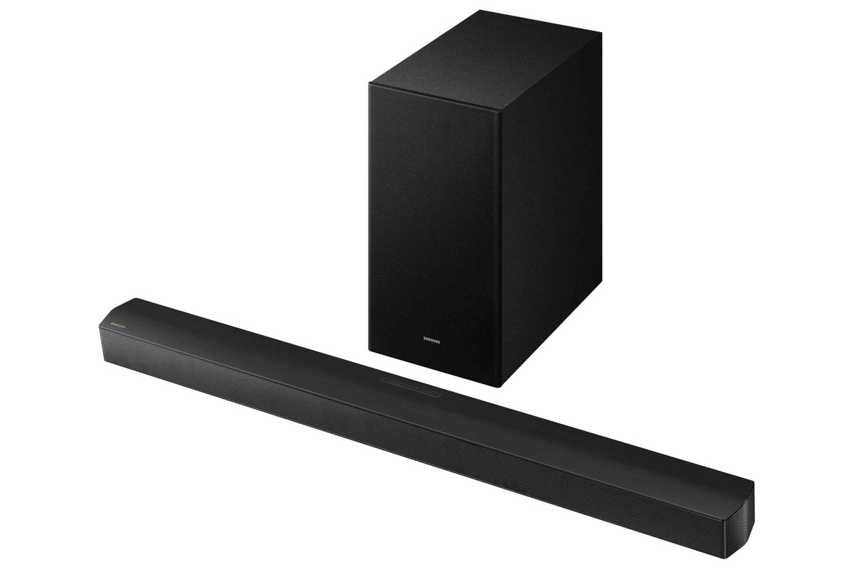 Samsung Sound Bar HW-B630F/ZC, 3.1 Channel, Subwoofer, 370 watts, Surround Sound, Dolby Digital, DTS Virtual:X, Bass Boost, Adaptive Sound, Bluetooth, HDMI ARC, Soundbar