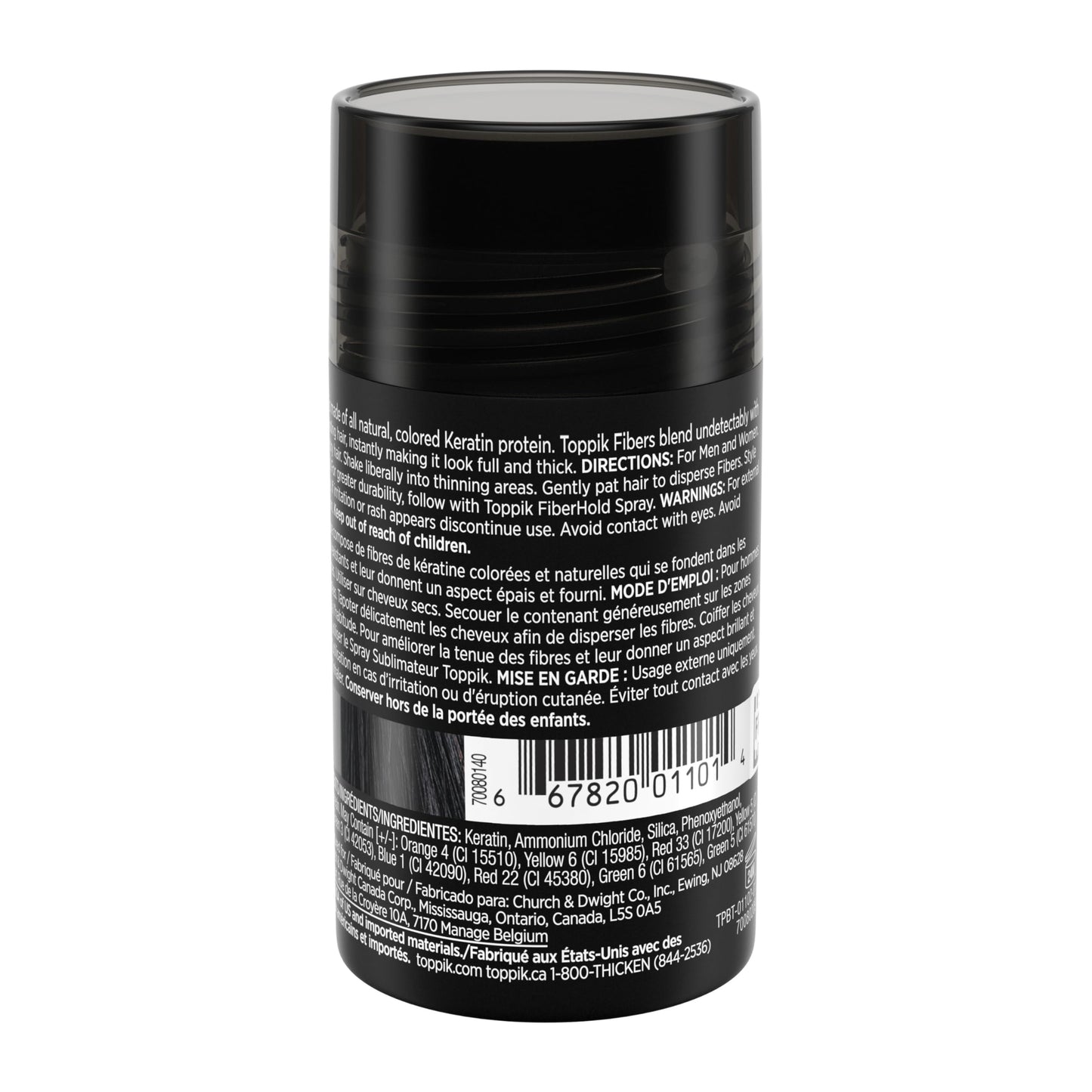 TOPPIK Hair Building Fibers,12 g, Fill In Fine or Thinning Hair, Instantly Thicker Looking, Multiple Shades for Men & Women 🍁 All In One Marketplace Canada