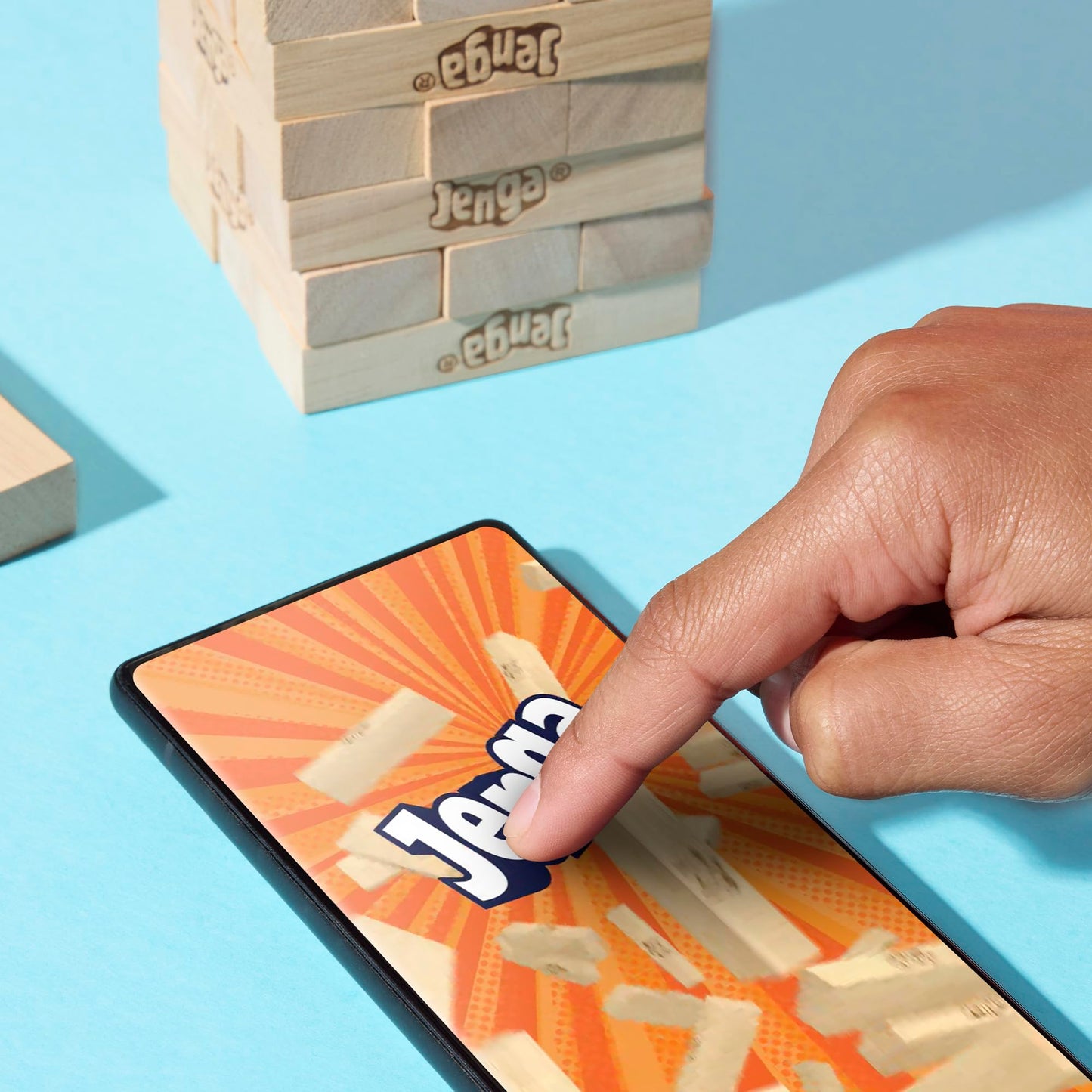 Jenga Official Hasbro Games | Digital Die for 6 More Ways to Play | Original Wood Block Game | Stacking Tower | Ages 6+ | 1+ Players | Party Games 🍁 All In One Marketplace Canada