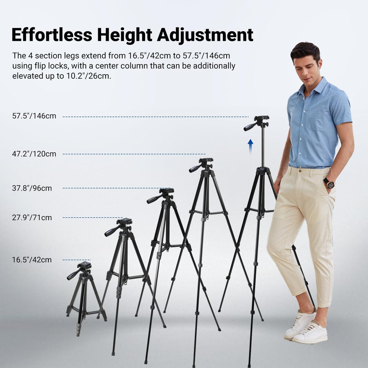 NEEWER Entry Level Version TP53 Tripod for Cell Phone & Camera, Metal 🍁 All In One Marketplace Canada