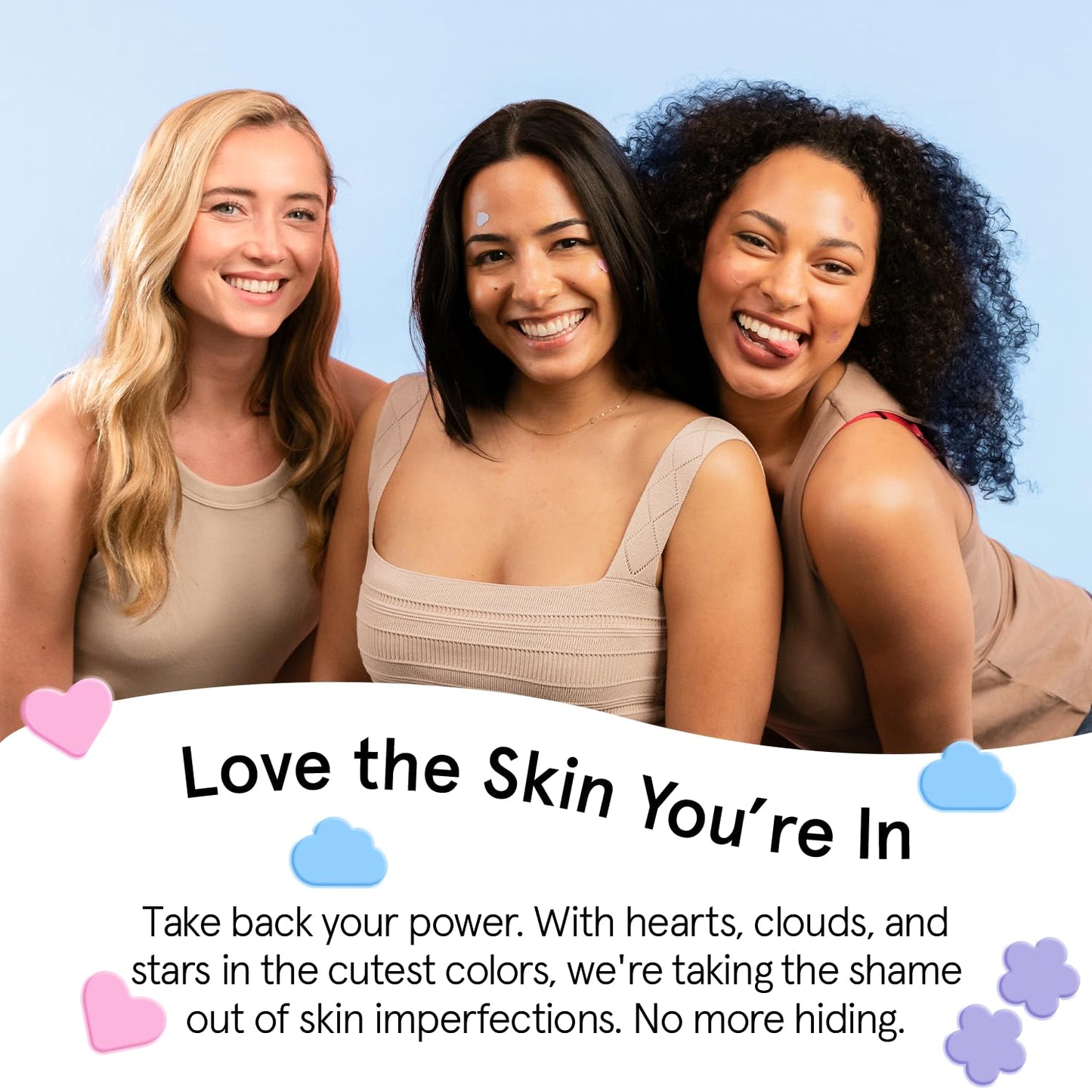 grace & stella Award Winning Skin Rescue Covers with Hydrocolloid (Multishape, 72 Count) - With Salicylic Acid and Tea Tree for Absorbing Impurities - Dermatologist Tested Skin Care, Cruelty Free, Vegan 🍁 All In One Marketplace Canada