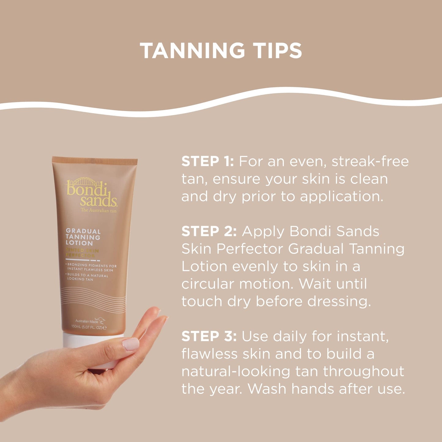 BONDI SANDS GRADUAL TANNING LOTION TINTED SKIN PERFECTOR 150mL (CANADA) 🍁 All In One Marketplace Canada