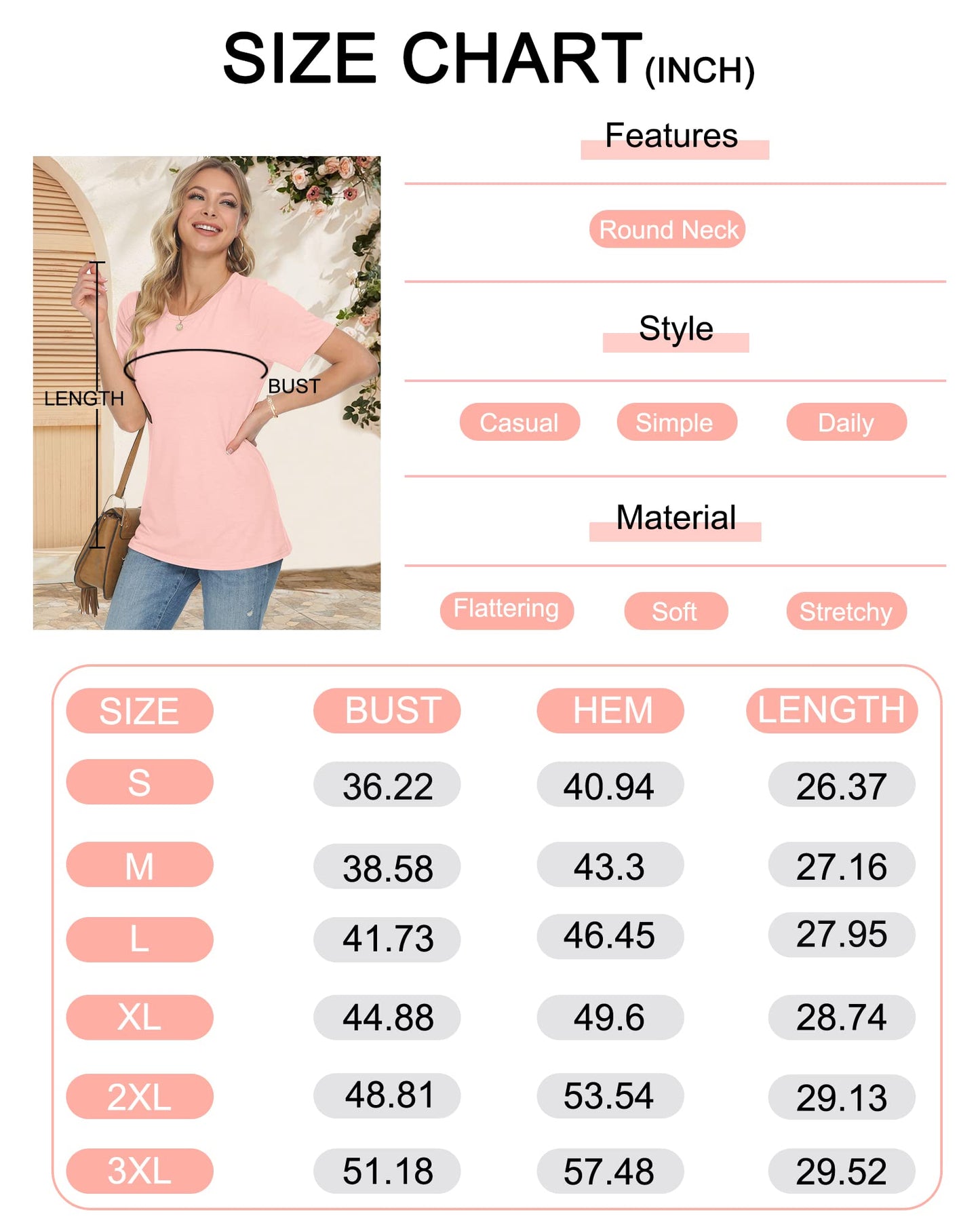 WNEEDU Womens Tops Summer T-Shirt Short Sleeve Crewneck Loose Fit Casual Basic Tee Tops 2026 New Floral White XL 🍁 All In One Marketplace Canada