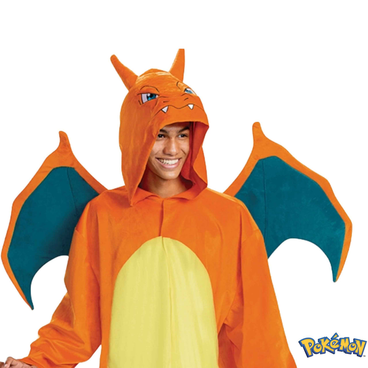 Disguise unisex-adult Charizard Costume Deluxe Official Pokemon Halloween Costume With Wings X-Large (50-52)