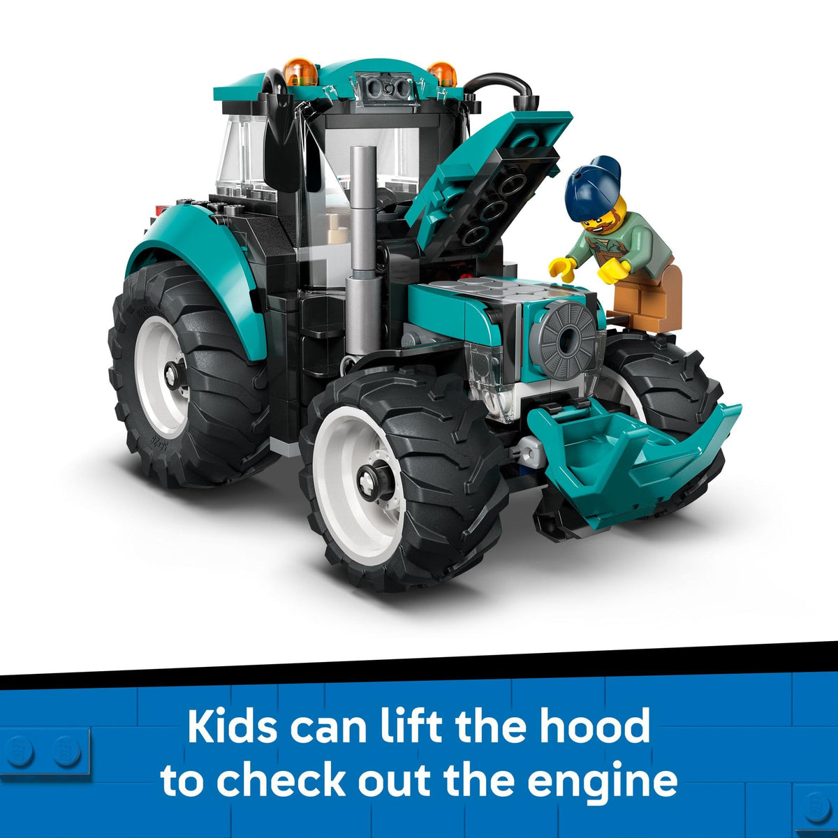 LEGO City Tractor Building Toy for Kids - Pretend Play Farm Vehicle for Boys & Girls, Ages 7+ - Tractor Toy W/Farmer Minifigure - Gift Idea for Birthdays - 60498 🍁 All In One Marketplace Canada