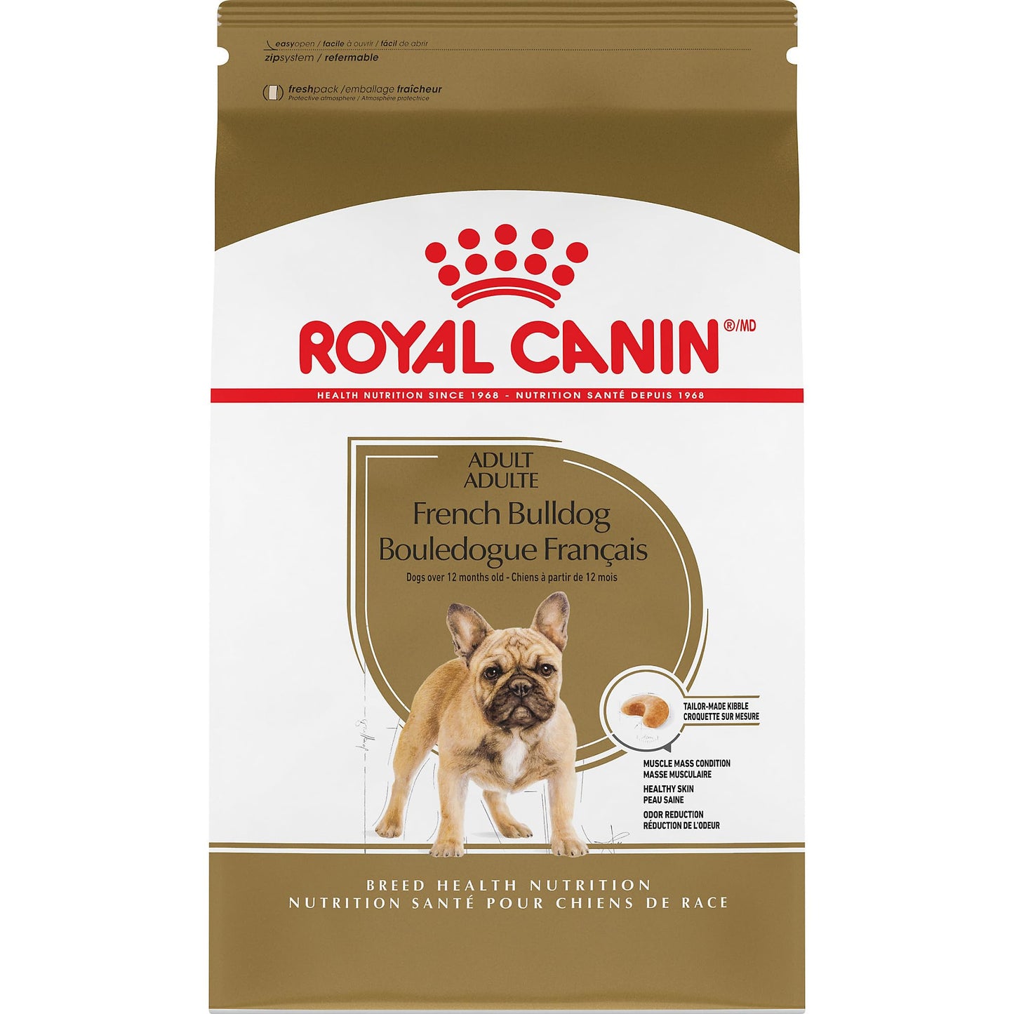 Royal Canin Breed Health Nutrition French Bulldog Adult: Dry Dog Food, 17 lb bag 🍁 All In One Marketplace Canada