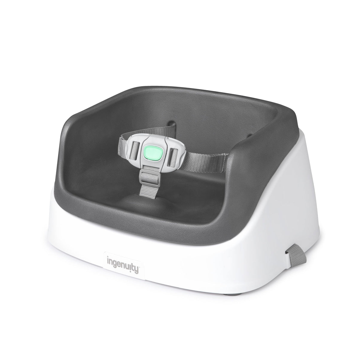 Ingenuity SmartClean Toddler Booster Seat for Kitchen Chair – Lightweight for on-the-go, Easy-Clean, 3-Point Harness Strap – Booster Seat for Dining Table, Slate 🍁 All In One Marketplace Canada