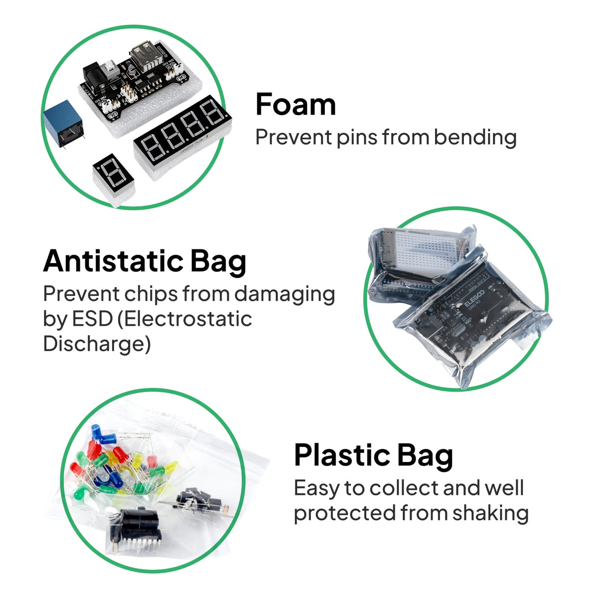 ELEGOO UNO R3 Super Starter Kit Compatible for Arduino- 60+ Components, 24-Lesson Tutorial, STEM Education Kit for Beginners Ages 10+ (Incl. Power Supply & 9V Battery) 🍁 All In One Marketplace Canada