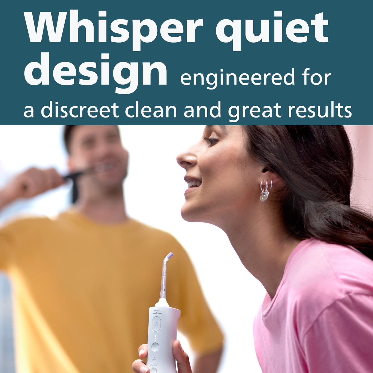 Philips Sonicare Power Flosser 3000 Cordless, Oral Irrigator Quad Stream technology and whisper quiet, Mint, HX3826/24 🍁 All In One Marketplace Canada