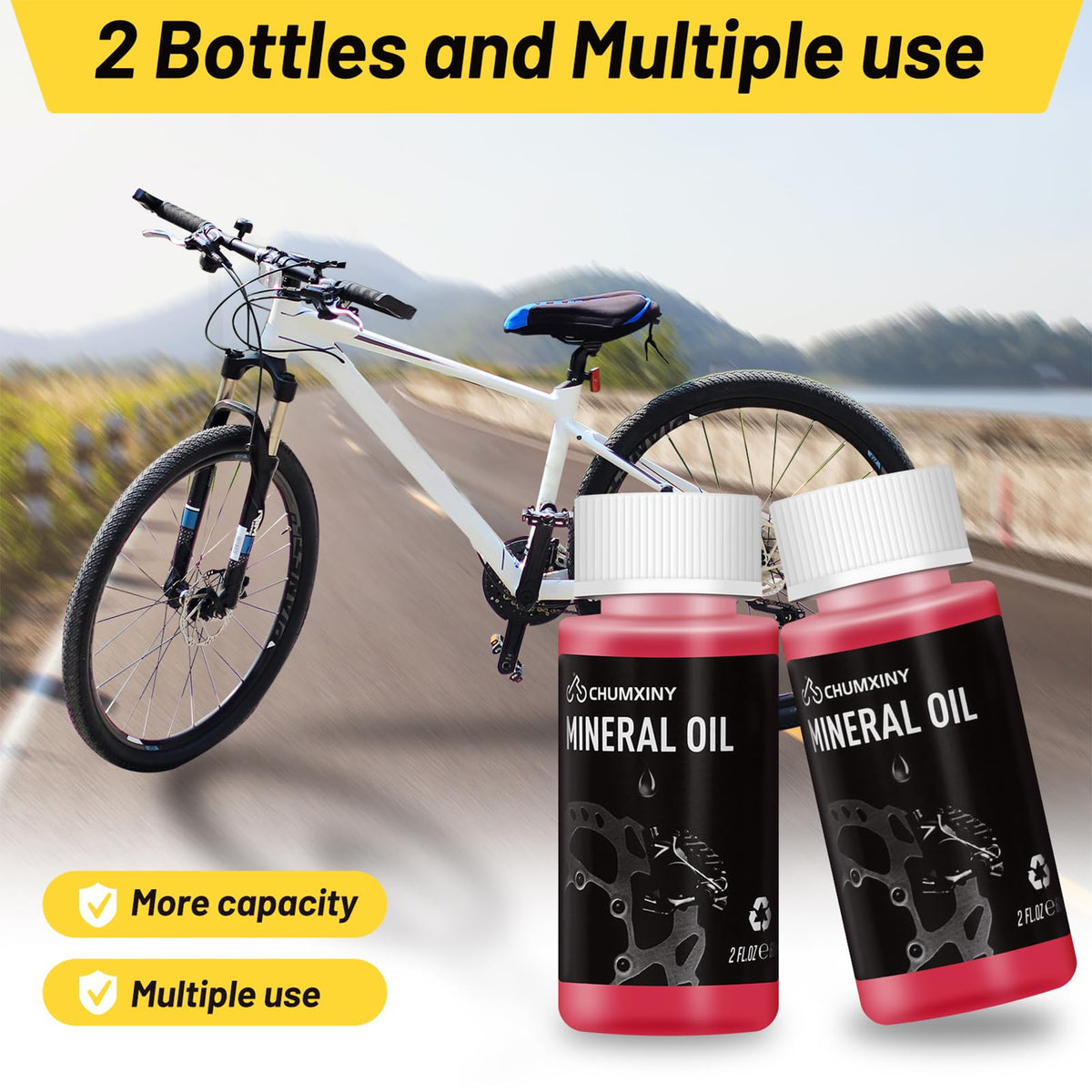 CHUMXINY Brake Bleed Kit for Shimano, TEKTRO Hydraulic Disc Brakes, Including High Performance Mineral Brake Fluid (120ml). 🍁 All In One Marketplace Canada