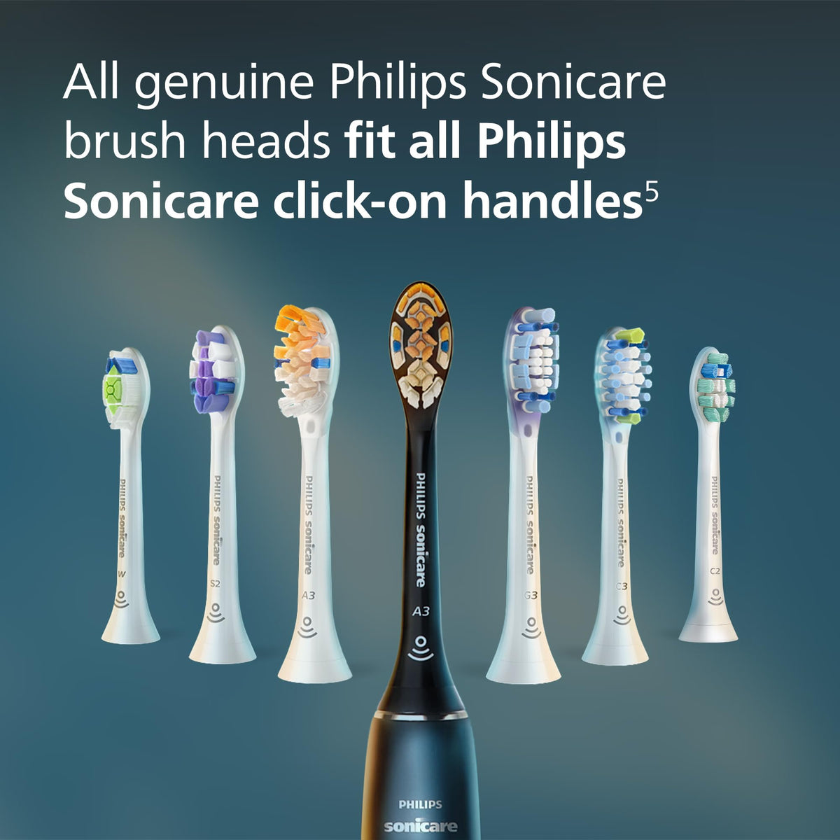 Philips Sonicare C2 Plaque Control - Genuine Replacement Electric Toothbrush Heads, White, 4 Pack One Year Supply, HX9024/77 🍁 All In One Marketplace Canada