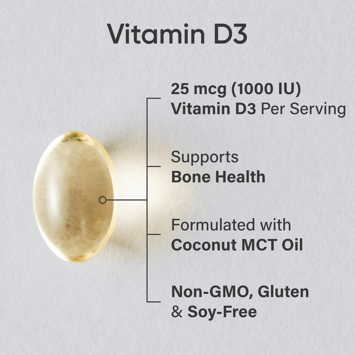 Sports Research® Vitamin D3 1,000 IU with Coconut Oil - Vitamin D for Strong Bones, Teeth, and Maintenance of Good Health - Non-GMO, Gluten & Soy Free - 360 Liquid Softgels 🍁 All In One Marketplace Canada