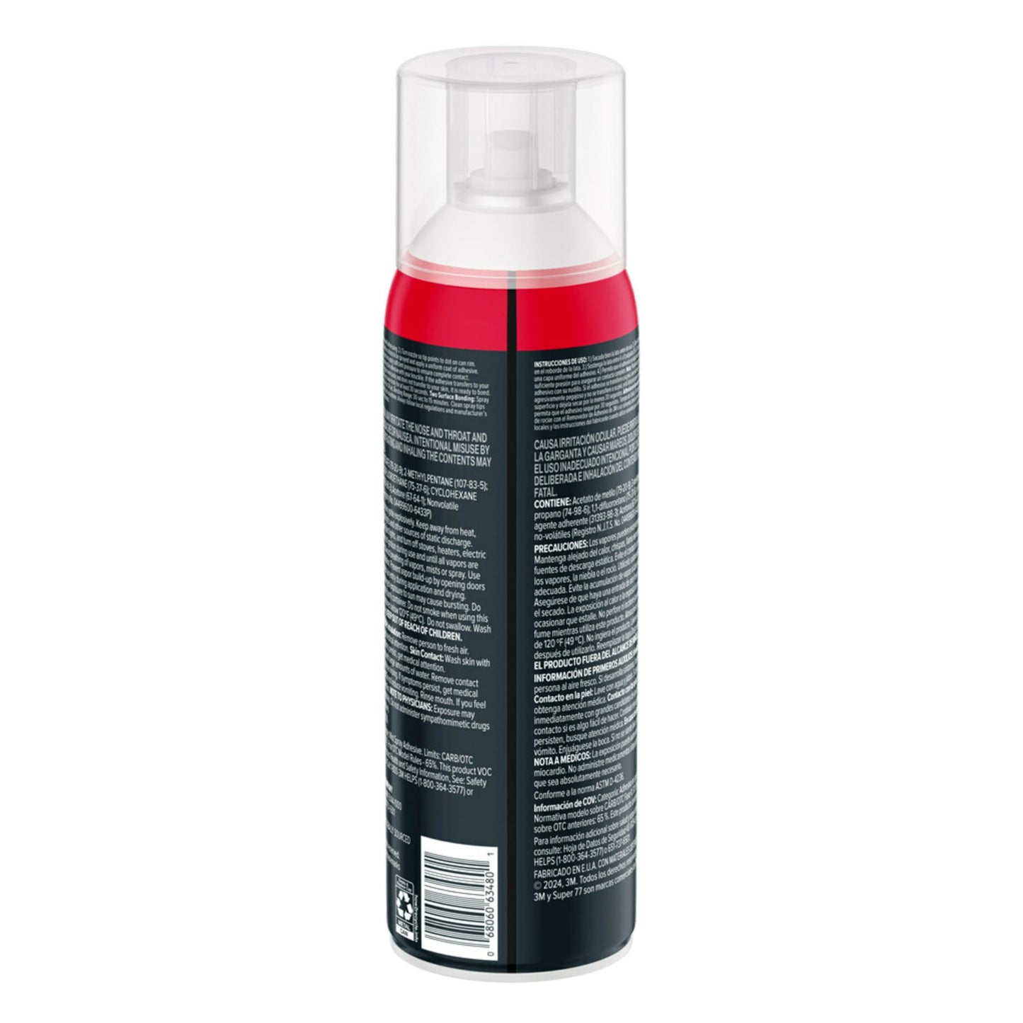 3M Super 77 Multi-Surface Spray Adhesive, 14.1 oz., Low VOC, Quick Bond, Fast Drying, Clear Finish for Foil, Foam, Paper, Metal, Plastic, Fabric, and Cardboard (77-NAT-EF) 🍁 All In One Marketplace Canada