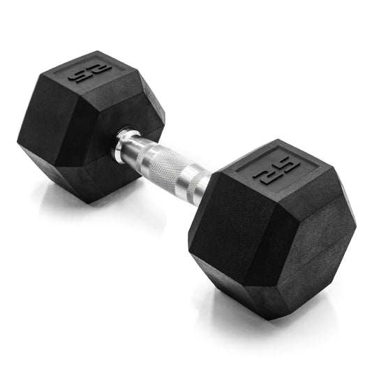CAP Barbell 25 lb Rubber Coated Hex Dumbbell 🍁 All In One Marketplace Canada