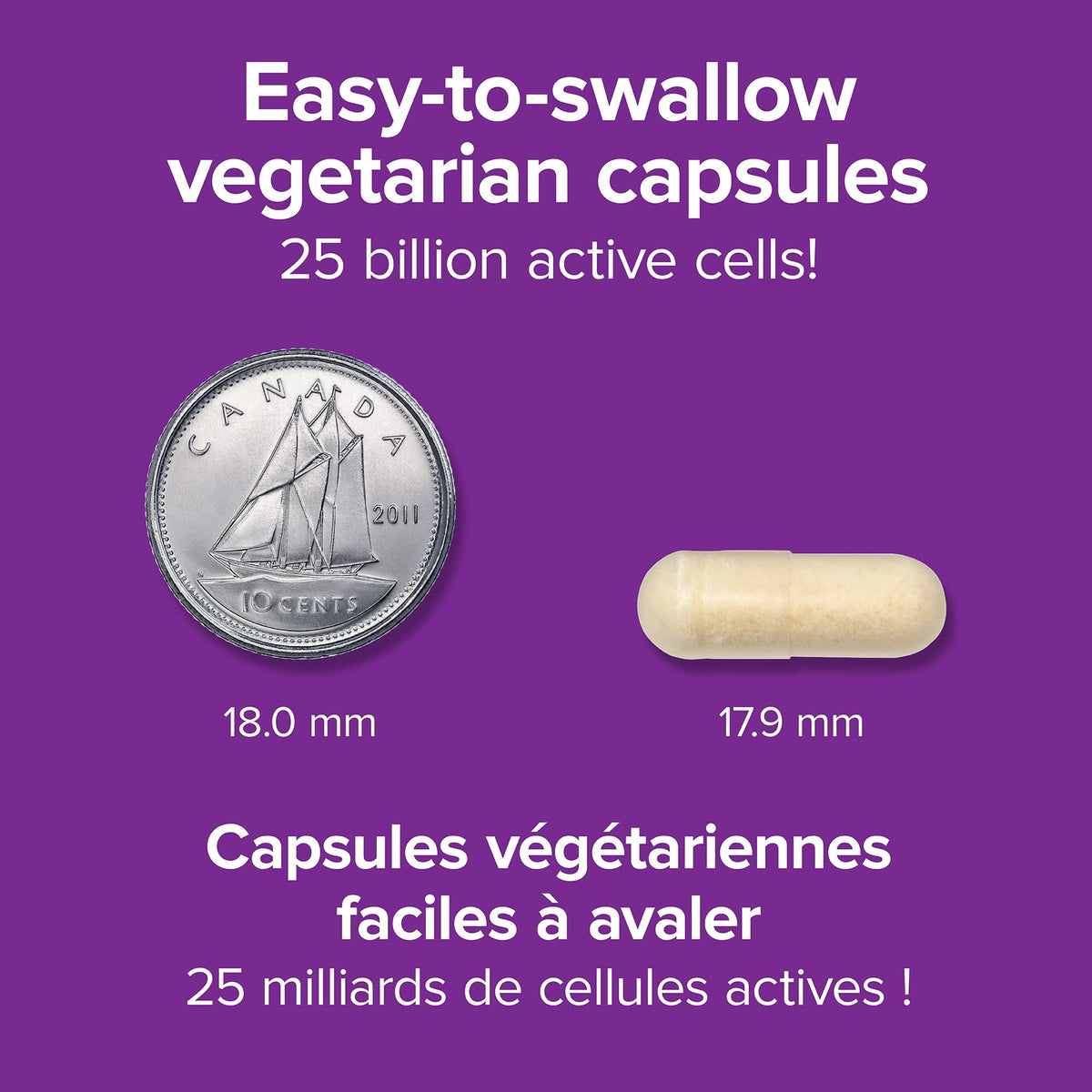Webber Naturals Probiotic Women’s Daily, 25 Billion Active Cells per Capsule, 10 Probiotic Strains, 30 Capsules, Helps Restore Healthy Vaginal Flora, Vegan 🍁 All In One Marketplace Canada