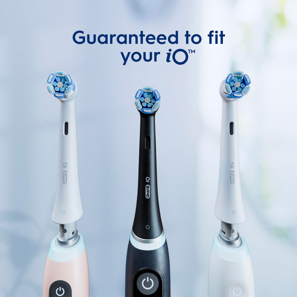 Oral-B iO Genuine Ultimate Clean Replacement Brush Heads, Black, 2ct Refills, 6 Month Supply, Compatible Exclusively with Oral-B iO Electric Toothbrushes, Not Compatible with any Other Series Including: Pro, Vitality, Smart, or Genius