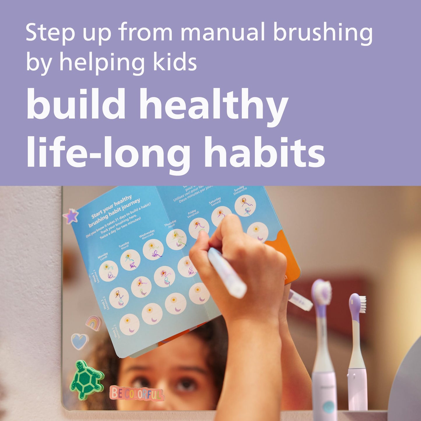 Philips One for Kids by Sonicare Battery Electric Toothbrush, Purple, HY1130/01 🍁 All In One Marketplace Canada