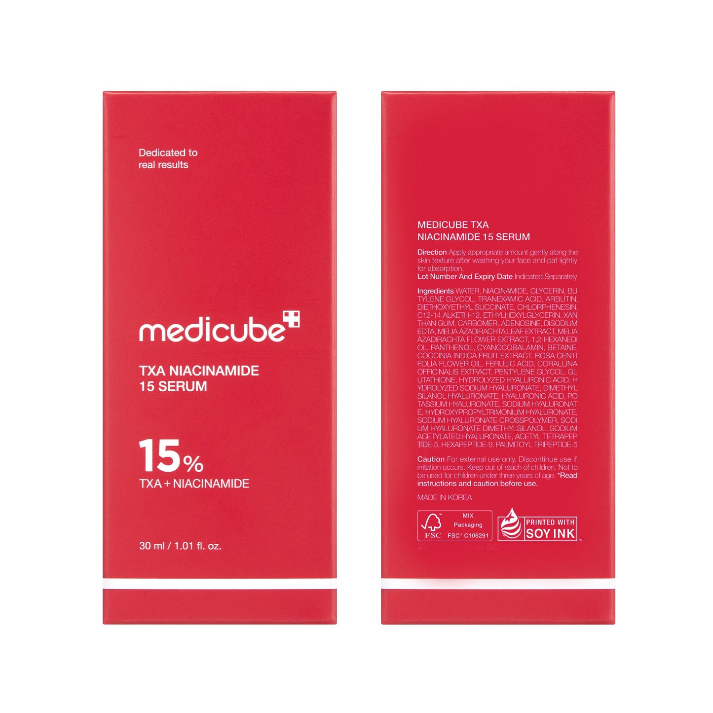 medicube TXA+Niacinamide 15% Glow Facial Serum for After Spot Care | All-in-One Daily Korean Skincare | Uneven Skin Tone, Texture, and Hydration Care | High-Potency Tranexamic Acid 5% | 1.01 fl.oz 30ml 🍁 All In One Marketplace Canada
