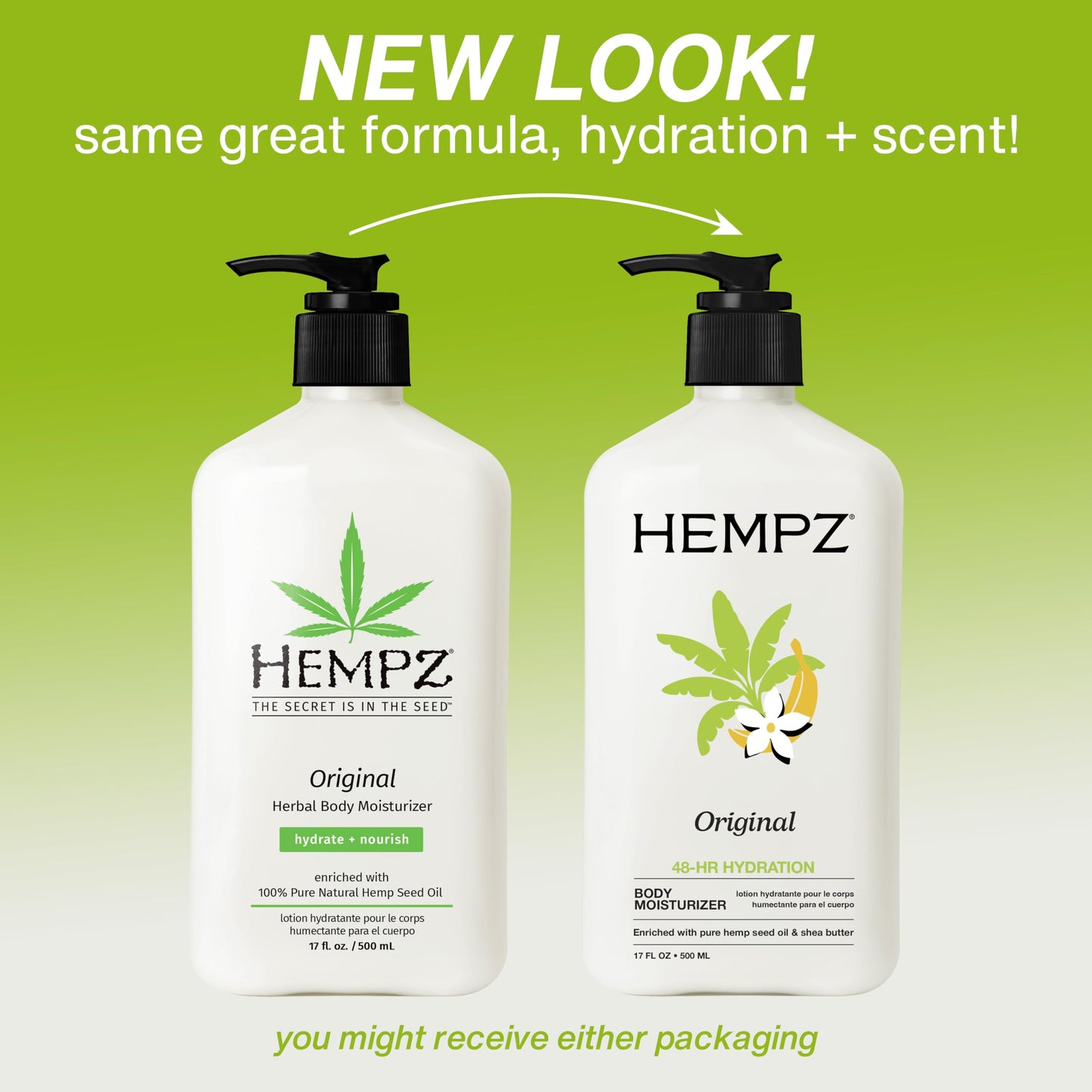 Hempz Original Herbal Body Moisturizer, 17 Fl Oz 🍁 All In One Marketplace Canada