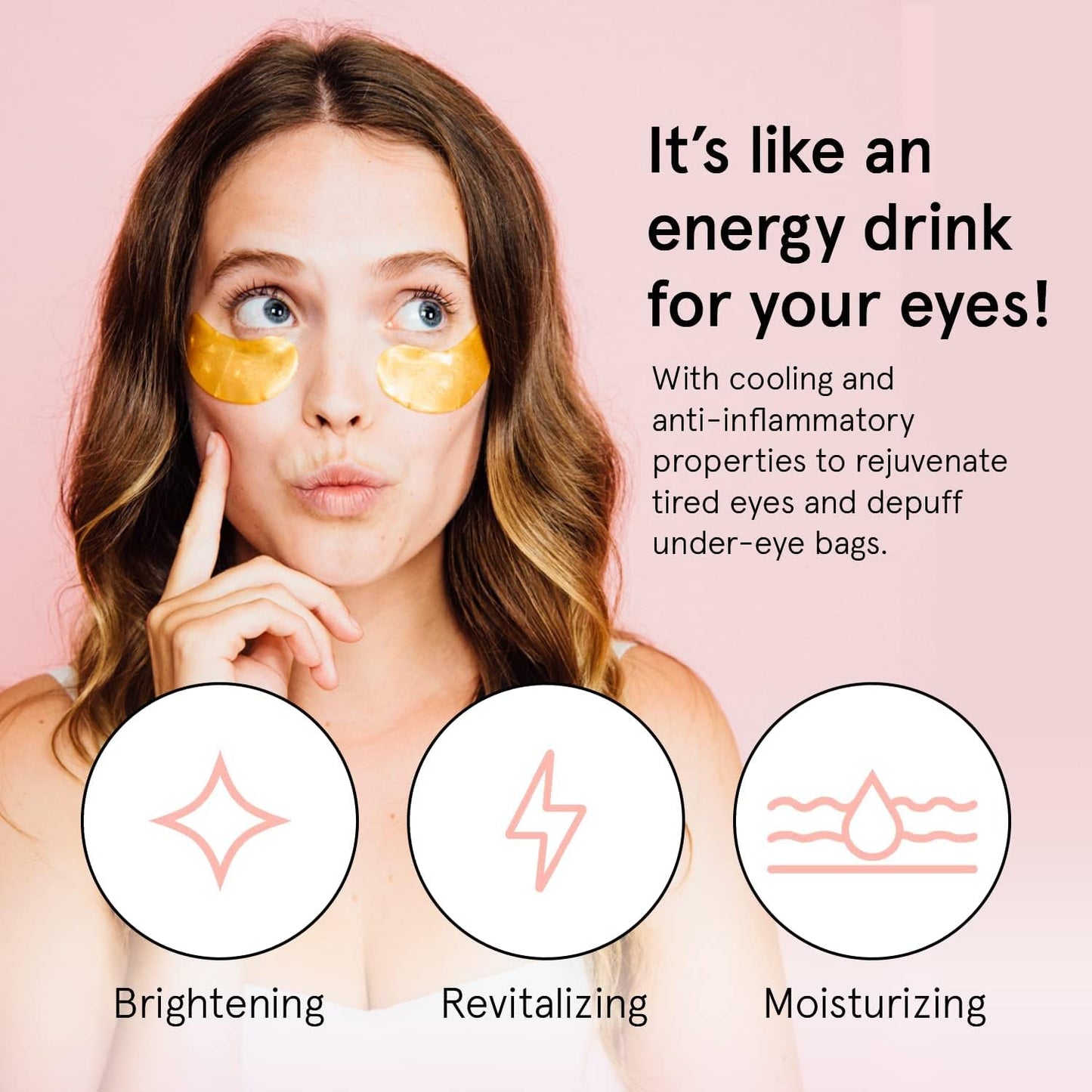 grace & stella Award Winning Under Eye Mask - Gifts for Her - Birthday Gifts for Women - Gel Eye Patches for Dark Circles, Puffy Eyes, Wrinkles, Undereye Bags - Self Care Gifts (24 Pairs, Pink) 🍁 All In One Marketplace Canada