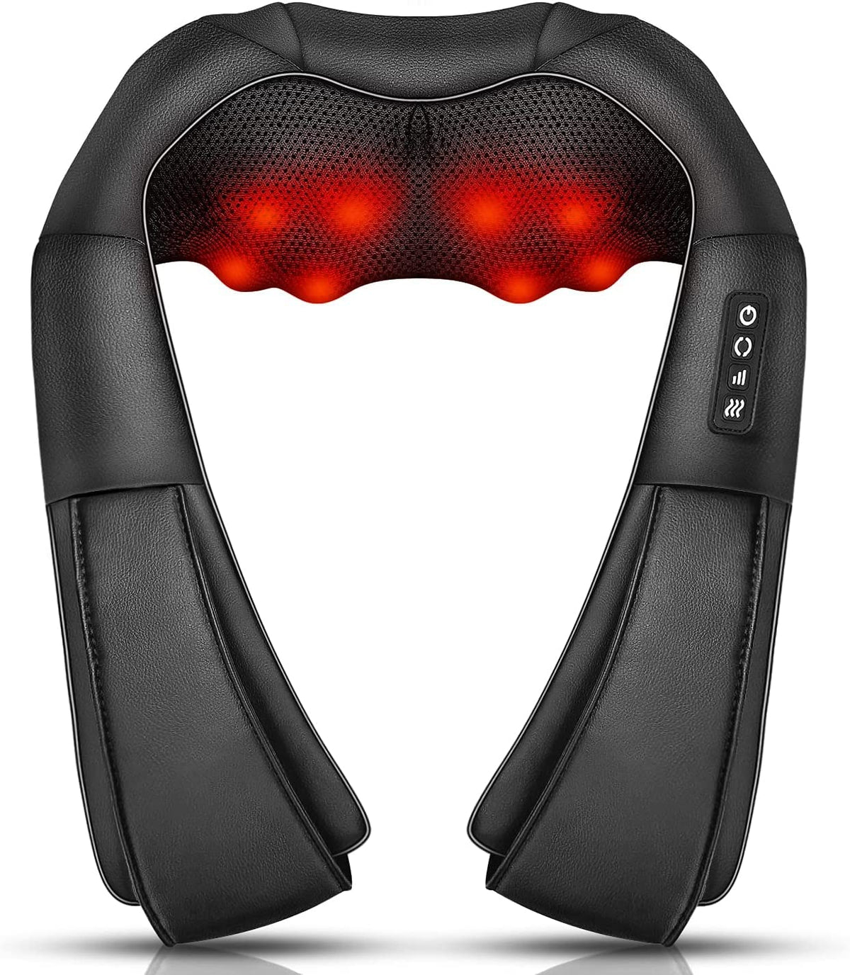 Neck Massager with Heat, Shiatsu Back Neck and Shoulder Massager, Electric Deep Tissue 4D Kneading Massage, Use at Home, Office, Car- Best Gifts for Women Men 🍁 All In One Marketplace Canada