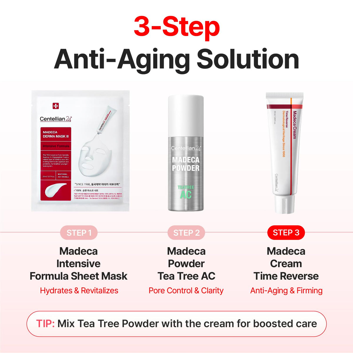 CENTELLIAN 24 Madeca Cream Time Reverse (1.69fl oz) - Advanced Fast-Absorbing & Nourishing, Hydrates, Firms & Reduces Wrinkles, Low Irritation, Korean Skin Care Centella Asiatica, Collagen 🍁 All In One Marketplace Canada
