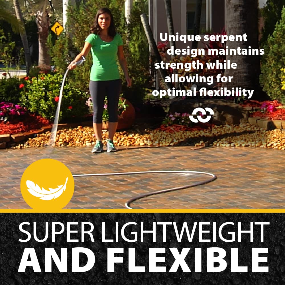 Bionic Steel Metal Garden Hose 75 Ft, Rust Proof 304 Stainless Steel Water Hose with Brass Fittings, Flexible & Heavy Duty Hose, Lightweight, Kink Free & Easy Coil Outdoor Hose- 2021 Model… 🍁 All In One Marketplace Canada