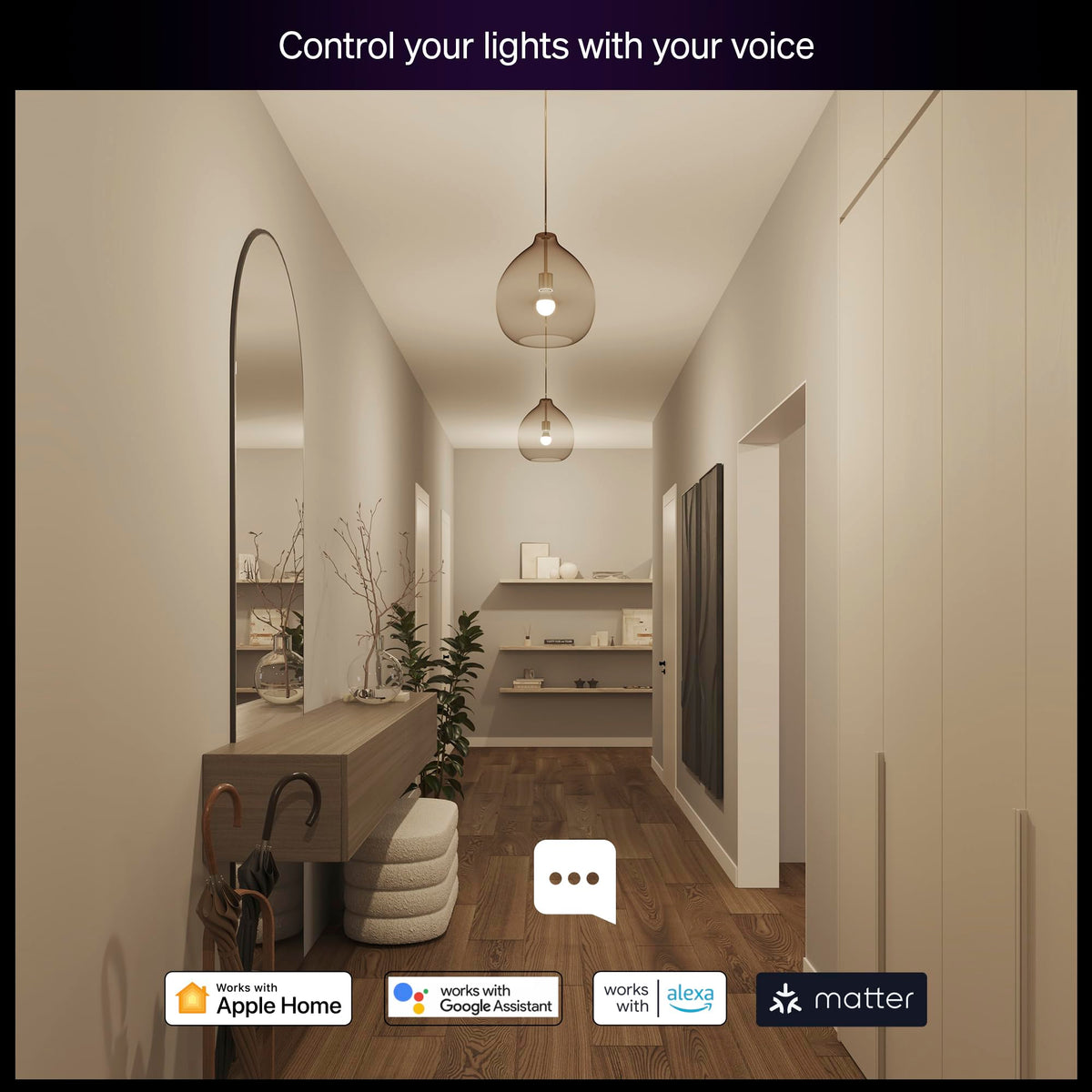 Philips Hue Essential Smart LED A19 Bulb, White and Color Ambiance, E26 Base, 8.8W, 2200K-6500K, 800 Lumens, Dimmable, Works with Alexa, Google Assistant, and Apple Home, 3 Pack 🍁 All In One Marketplace Canada