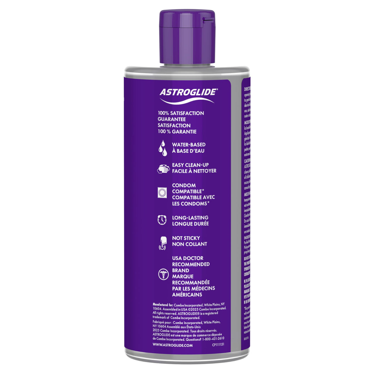 Astroglide Water Based Lube (355 mL) | Liquid Personal Lubricant, for Men, Women and Couples | Value Size 🍁 All In One Marketplace Canada