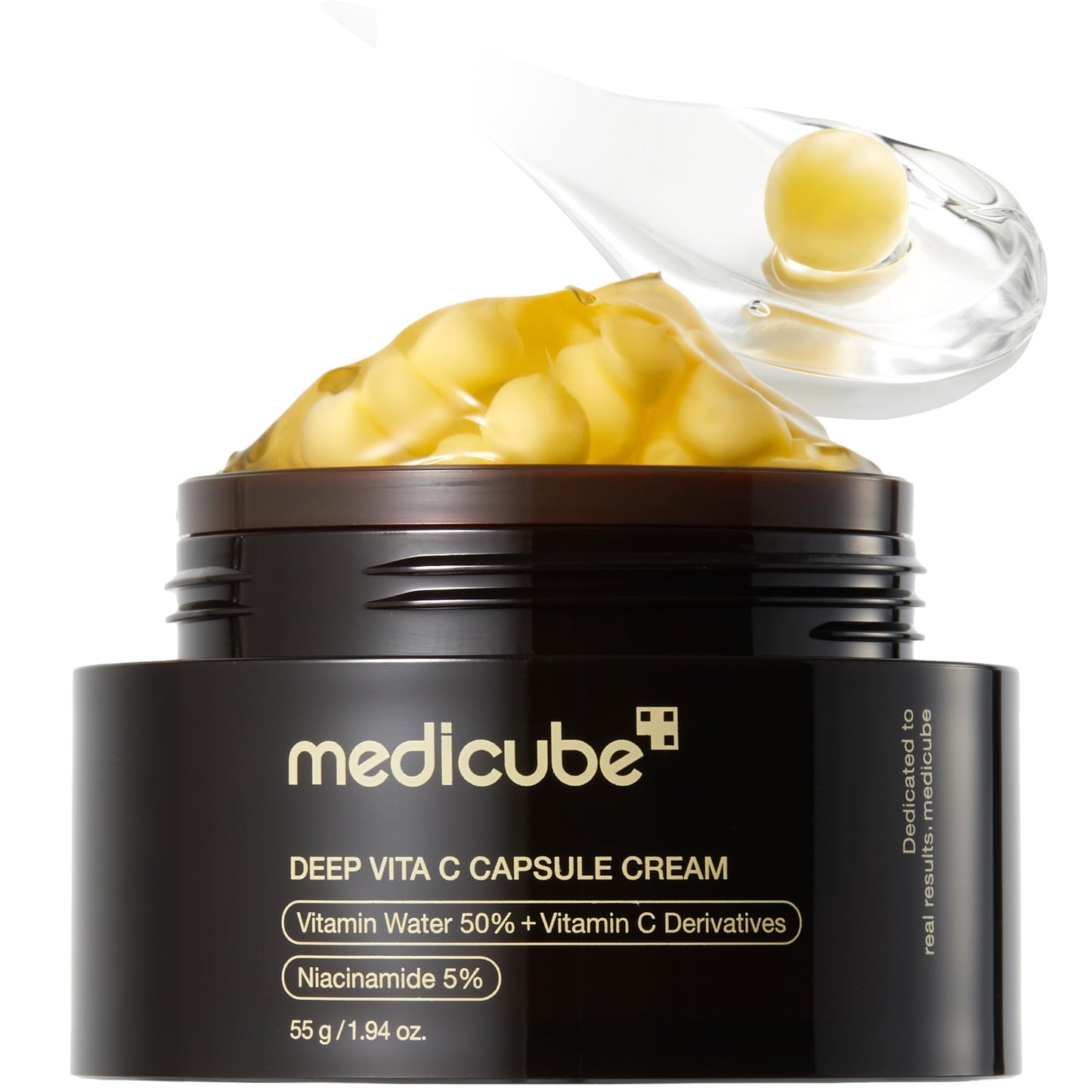 Medicube Deep Vita C Capsule Cream, 55g, Dual-Texture Moisturizer with Vitamin Capsules and Gel Base 🍁 All In One Marketplace Canada