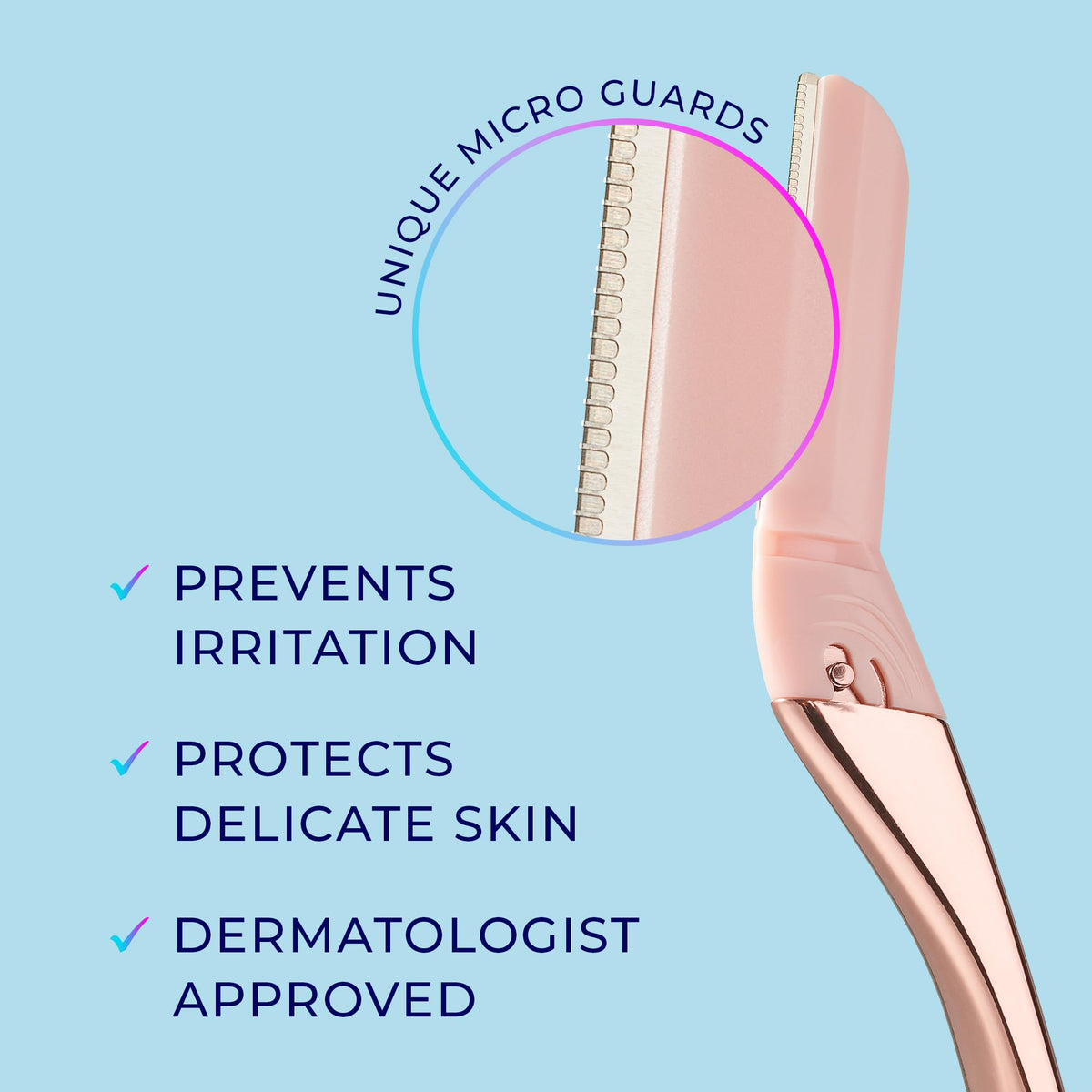 Schick Hydro Silk Dermaplaning Wand, Dermaplaning Tool for Face | Dermaplane Razor for Women Face, Eyebrow Razor, Peach Fuzz Remover, Includes 1 Weighted Metal Handle with 6 Refill Blades 🍁 All In One Marketplace Canada