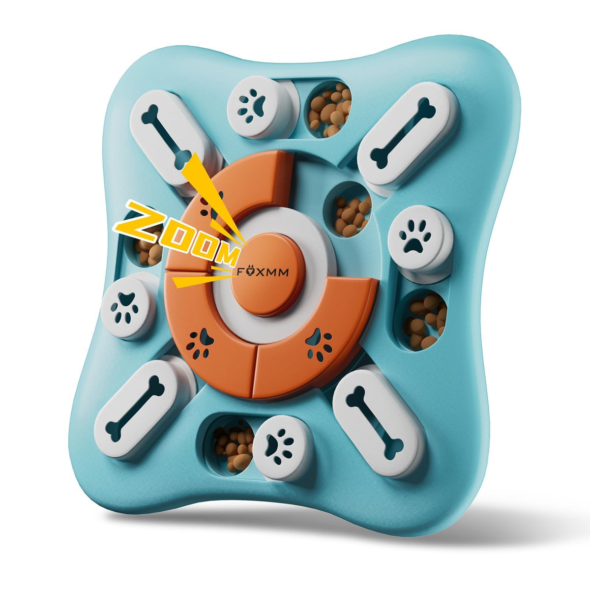 FOXMM Interactive Dog Treat Puzzle Toys for IQ Training & Mental Stimulating,Fun Slow Feeder,Large Medium Small Dogs Enrichment Toys with Squeak Design 🍁 All In One Marketplace Canada