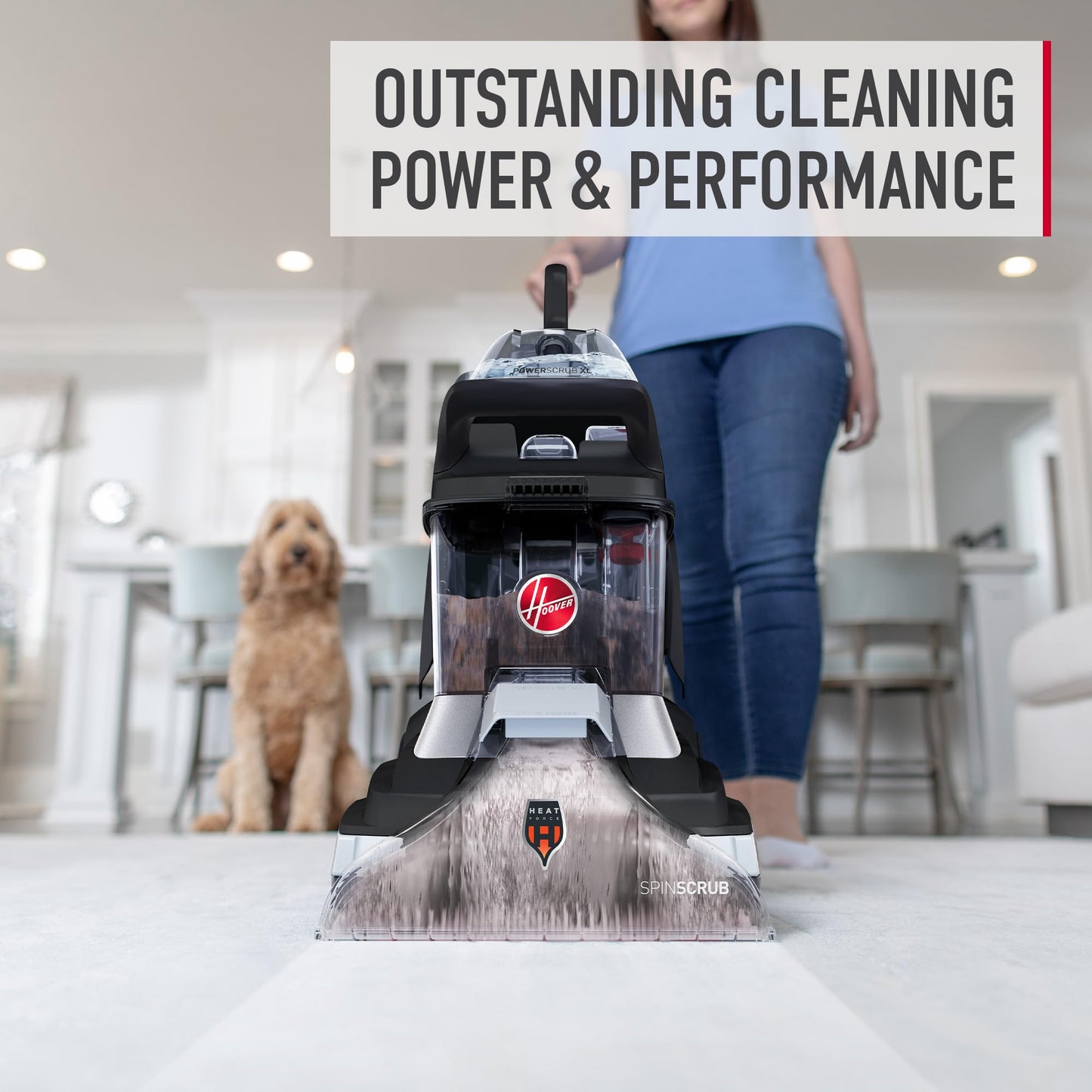 Hoover Prime Professional Carpet Cleaner Solution, 64 oz., Ocean Breeze Scent, Powerful Carpet Shampoo Solution, Remove Tough Stains from Carpet and Upholstery, Pair with Hoover Carpet Cleaner Machine 🍁 All In One Marketplace Canada