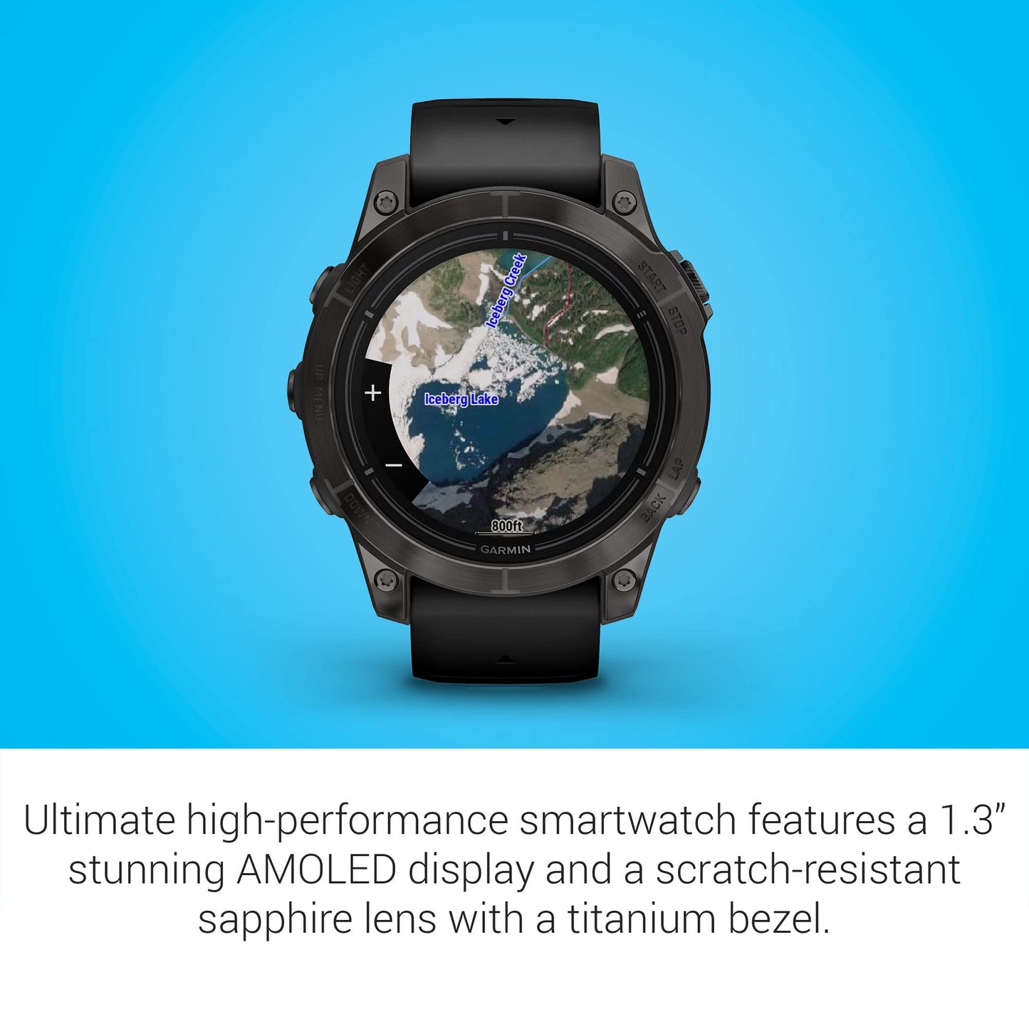Garmin epix Pro (Gen 2) Sapphire Edition, 47mm, High Performance Smartwatch, Advanced Training Technology, Built-in Flashlight, Black 🍁 All In One Marketplace Canada