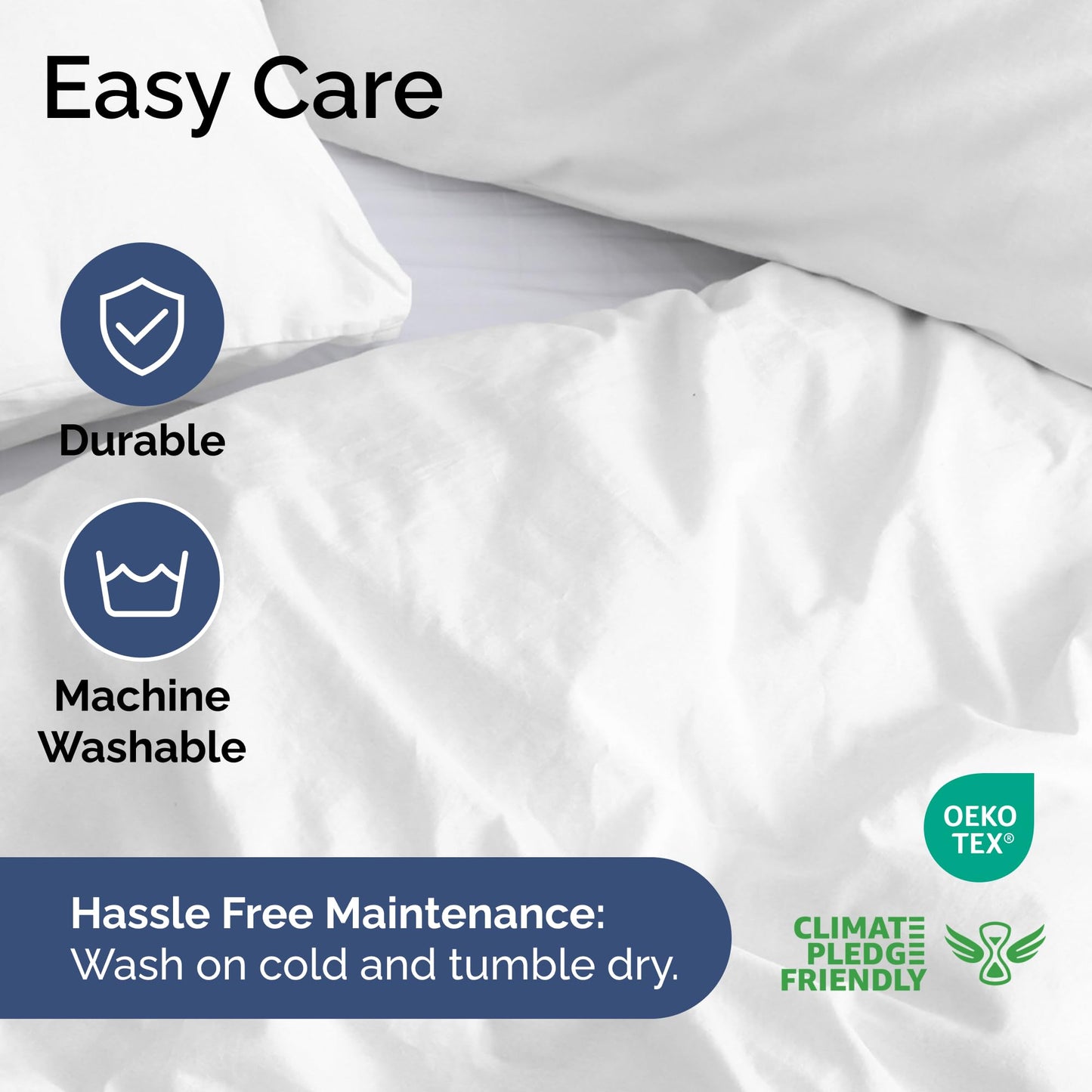 White Duvet Cover Queen Size - Extra Soft Queen Size Duvet Cover - Lightweight, Comfy, Cozy & Breathable - Easy Care & Fade Free with Zipper Closures & Ties - 90" x 90" Inches - Comforter Not Included 🍁 All In One Marketplace Canada