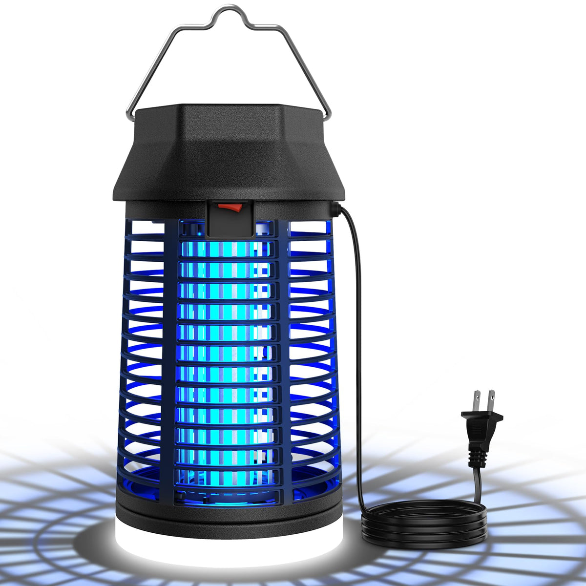 ZENLEA Bug Zapper Outdoor with LED Light, Bug Zapper Indoor, 4200V Mosquito Zapper Outdoor,Waterproof Mosquito Killer, Electric Fly Zapper Fly Traps for Camping Backyard Patio Garden, Plug-in 🍁 All In One Marketplace Canada