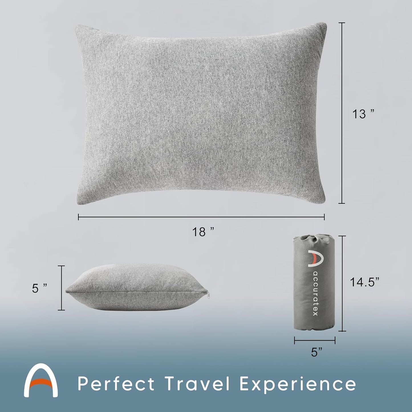 ACCURATEX Camping Pillow, 100% Cotton Cover Compressible Travel Pillow 🍁 All In One Marketplace Canada