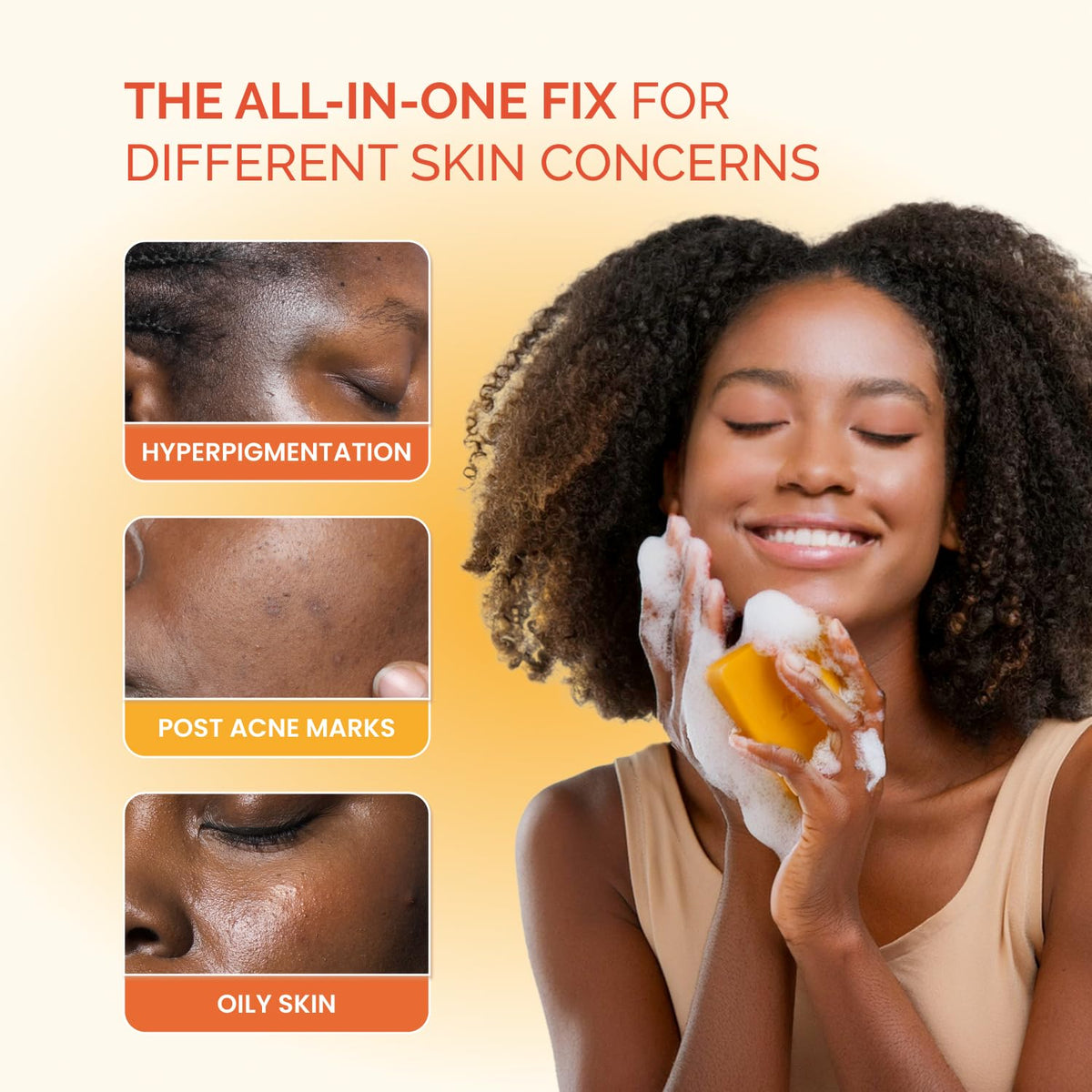 PLANTIFIQUE Kojic Acid Soap for Hyperpigmentation, Lab Tested - Turmeric Soap 2 Bars with Hyaluronic Acid, Collagen, Vitamin C for Dark Spots - Face Wash, 160g / 5.64 oz 🍁 All In One Marketplace Canada