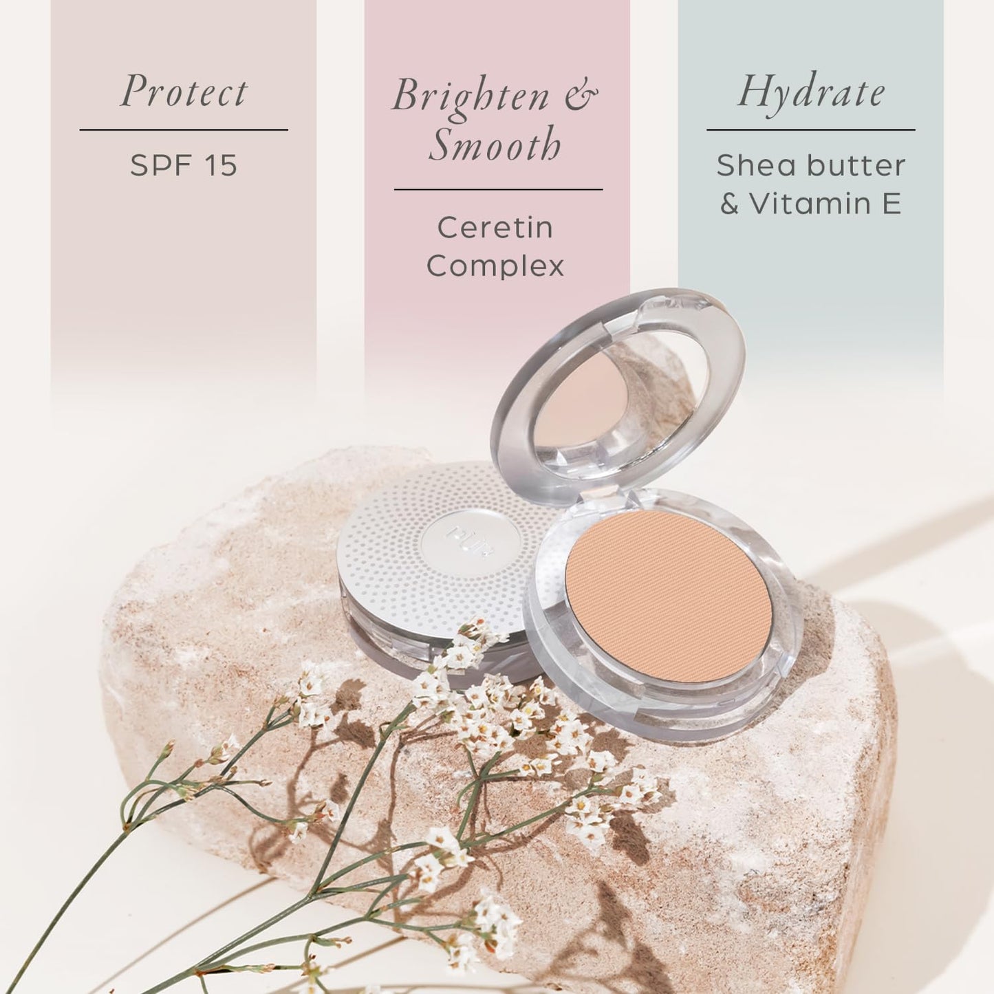 PÜR 4-in-1 Pressed Mineral Makeup with Skincare Ingredients in Linen, 0.8 Pound 🍁 All In One Marketplace Canada