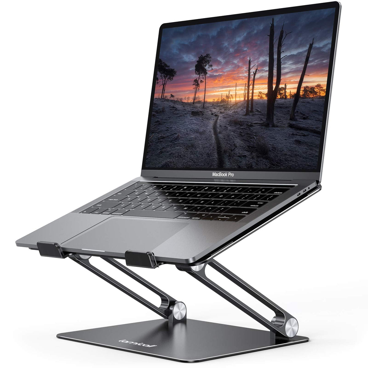 Lamicall Adjustable Laptop Stand, Portable Laptop Riser, Aluminum Laptop Stand for Desk Foldable, Ergonomic Computer Notebook Stand Holder Gift for MacBook Air Pro, More 10-17.3" Laptops, Black 🍁 All In One Marketplace Canada