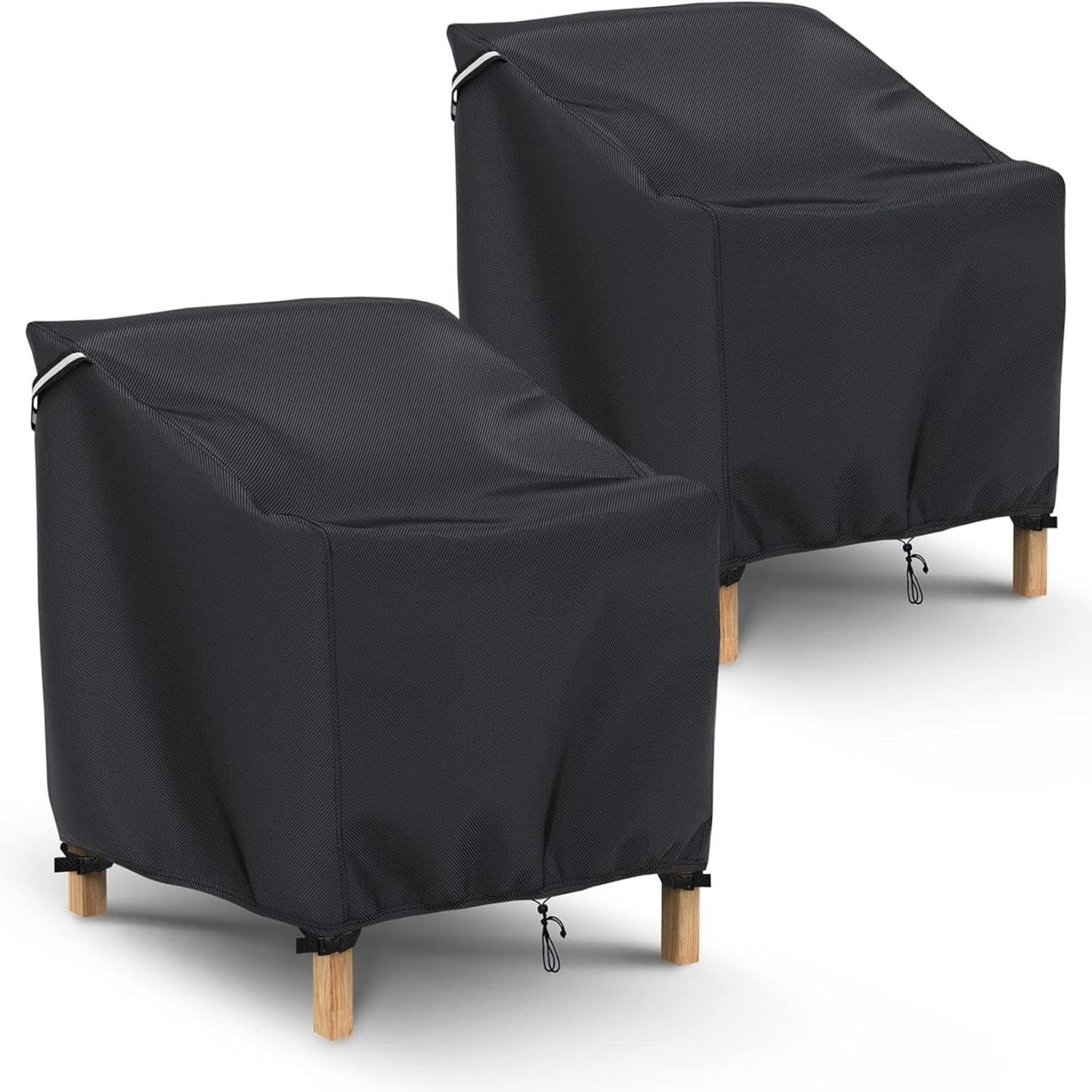 Gasadar Patio Chair Cover-2 Pack, Heavy Duty Waterproof UV Resistant Anti-Fading Chair Covers for Lawn Outdoor Furniture Chairs,33"W x 34"D x 31.1"H 🍁 All In One Marketplace Canada