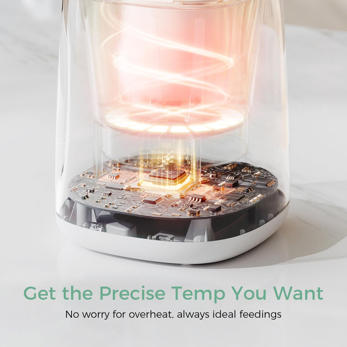 Momcozy Smart Baby Bottle Warmer & Steam Bottle Sterilizer, Fast Baby Milk Warmer with Accurate Temperature Control and Automatic Shut-Off, Multifunctional Bottle Warmers for Breastmilk or Formula 🍁 All In One Marketplace Canada