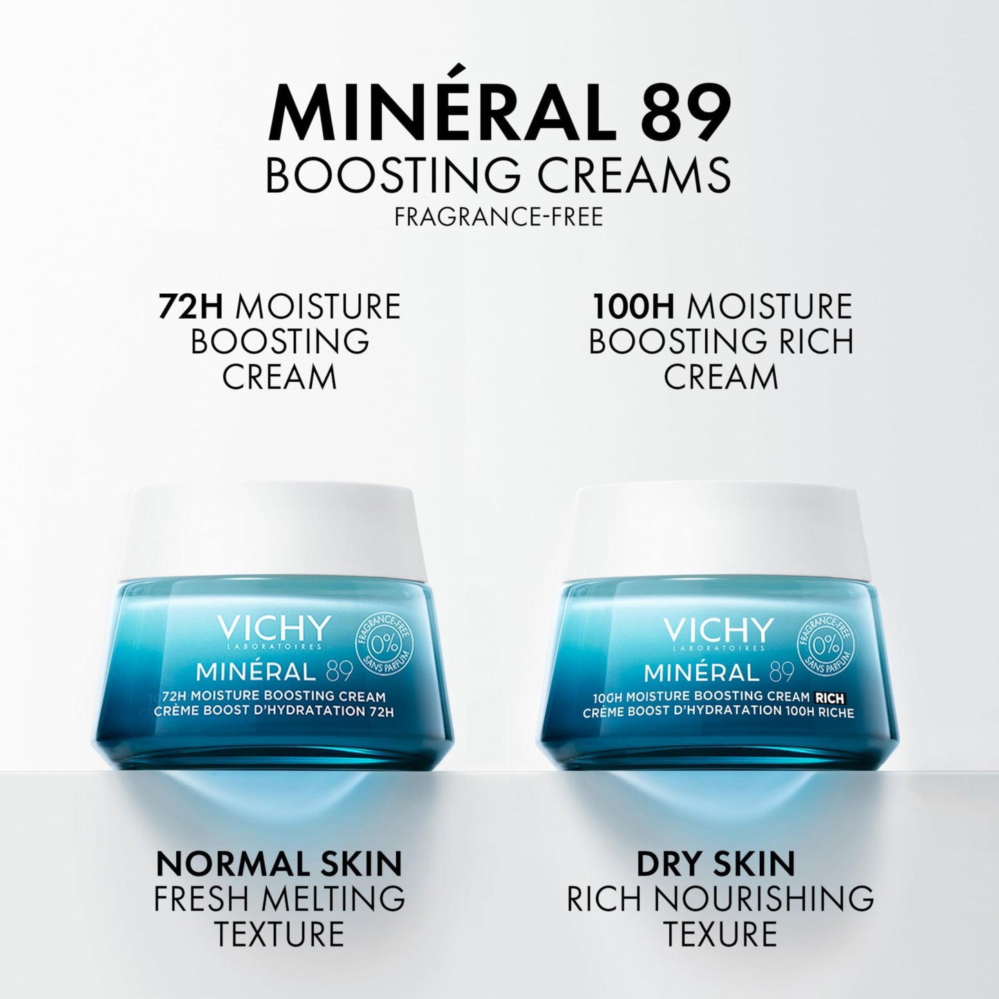 Vichy Minéral 89 face Moisturizer, 100H Moisture Boosting Fragrance Free Rich Cream with Hyaluronic Acid, Niacinamide, Vitamin E & Squalane, for Dry-Very Dry Skin, Recommended by Dermatologists, 50ml 🍁 All In One Marketplace Canada